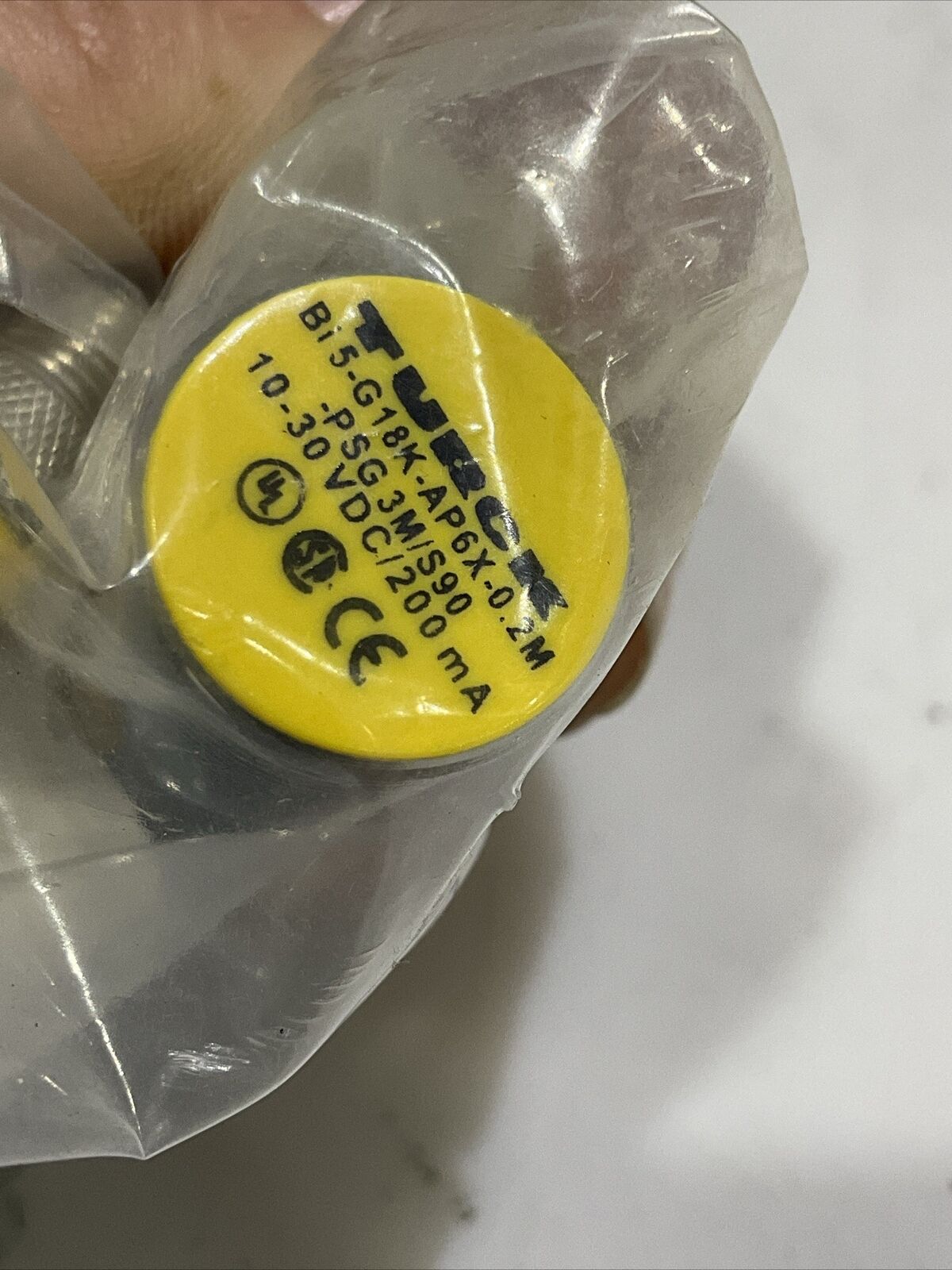 TURCK BI 5-G18K-AP6X-2.0M-PSG 3M/S90 4670479 INDUCTIVE SENSOR 10-30 VDC U3S