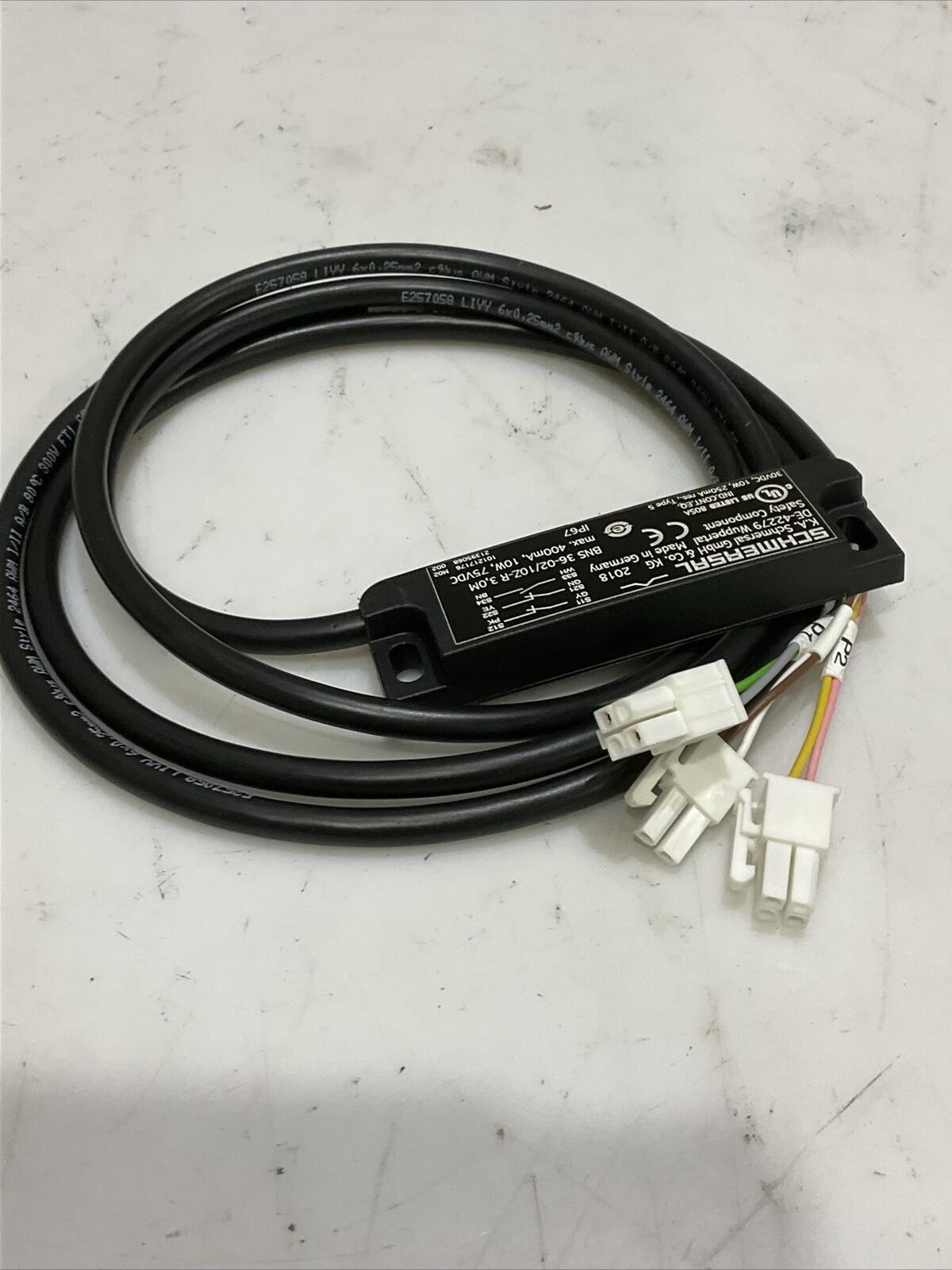 SCHMERSAL BNS 36-02/10Z-R 3,0M SAFETY SENSOR CABLE U3S