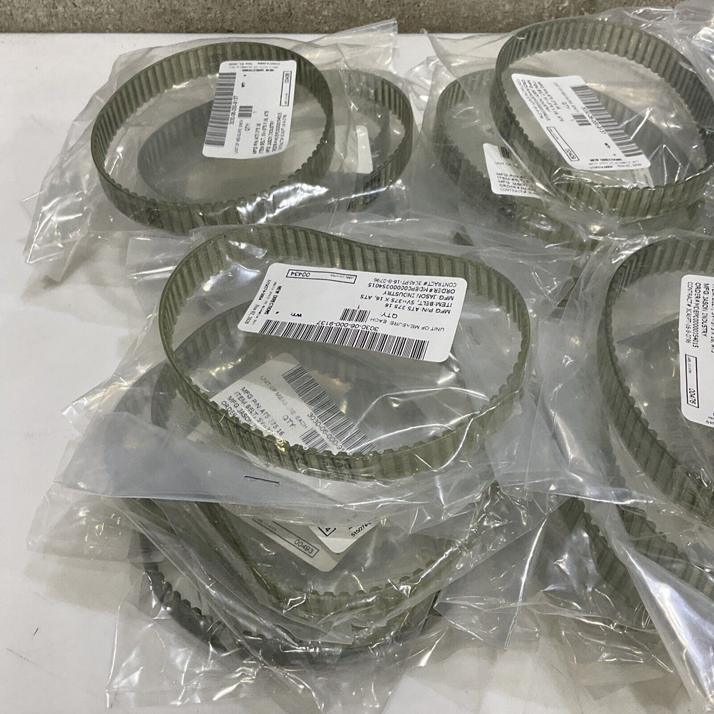 BESTORQ AT5-375 2520 TIMING BELT SV 375 X 16 AT5 LOT OF 30 U3S