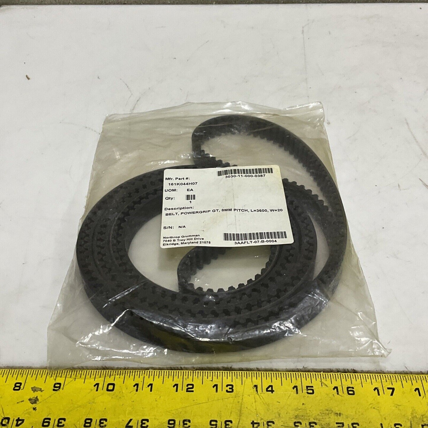 GATES 3600 8MGT 20 POWERGRIP GT2 TIMING BELT 8MM U3S