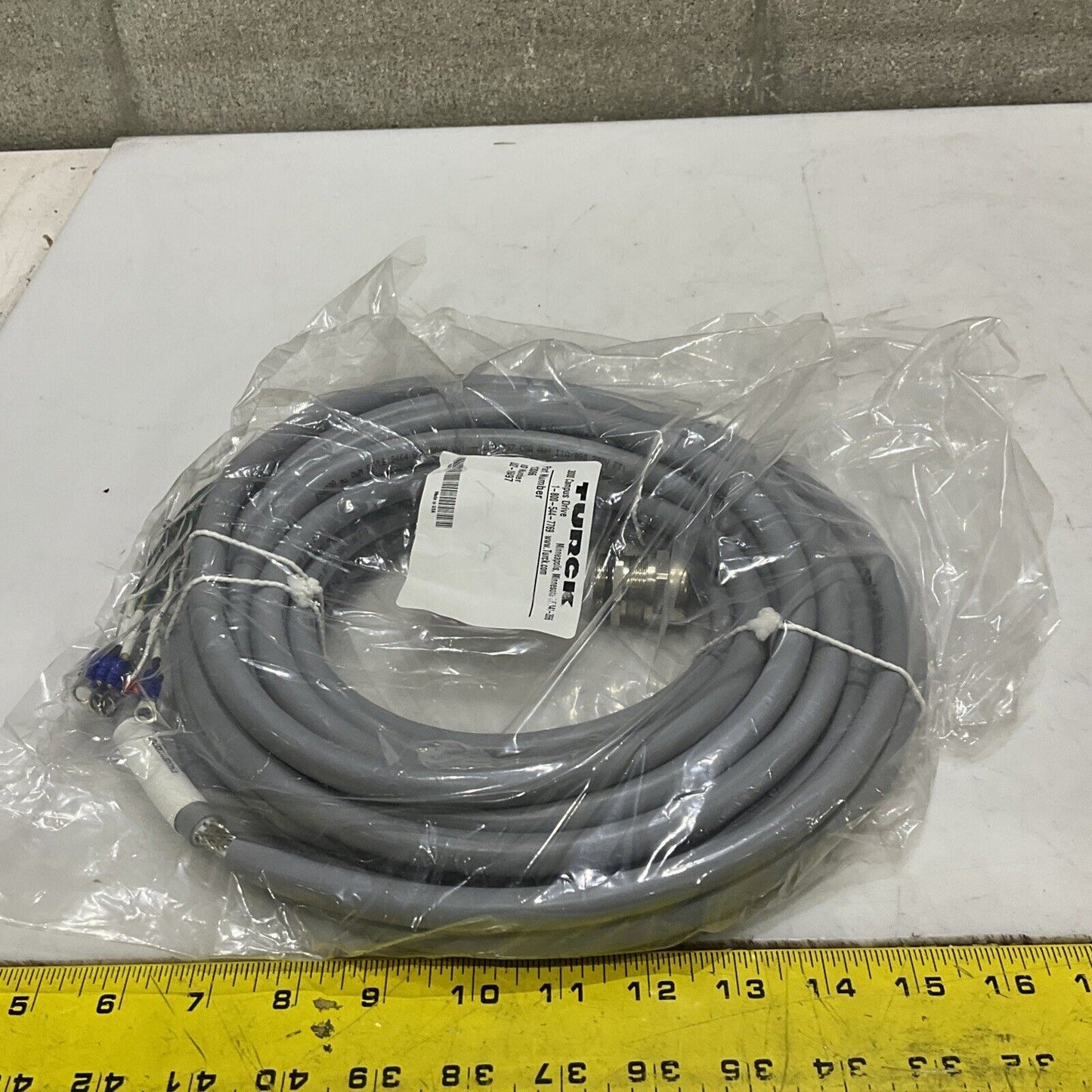 TURCK 13066 U2-16497 CABLE ASSEMBLY W4058 INDUCT MP U550 U3S