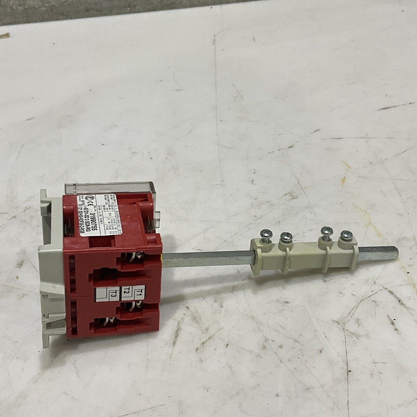 EEC AEG 31990755 E D1-3D 3 SD8-RG EMERGENCY DISCONNECT SWITCH U4M