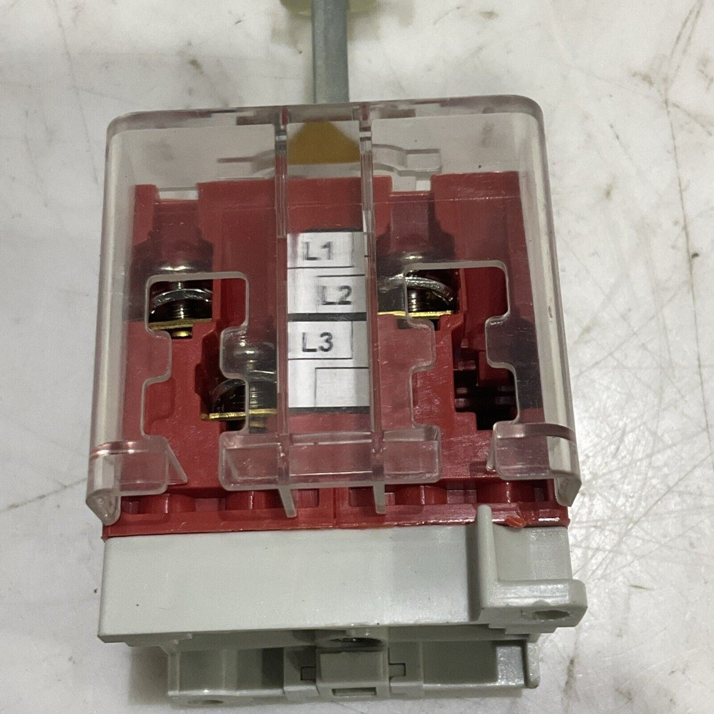 EEC AEG 31990755 E D1-3D 3 SD8-RG EMERGENCY DISCONNECT SWITCH U4M