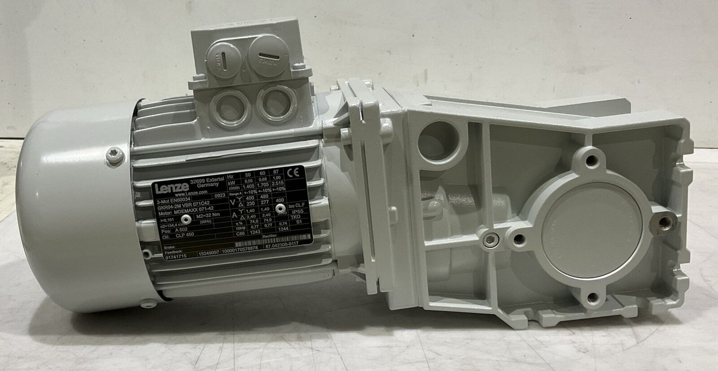 LENZE GKR04-2M VBR 071C42 MDEMAXX 071-42 GEAR MOTOR U3S