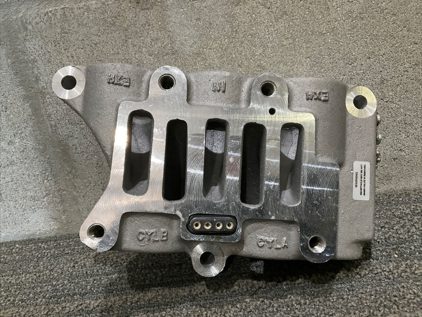 PARKER K022095 PNEUMATIC SOLENOID SUB BASE 222