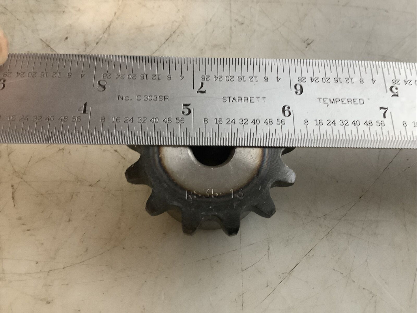 TSUBAKI RS35-13 SPROCKET 3/8IN HHH - LOT OF 7