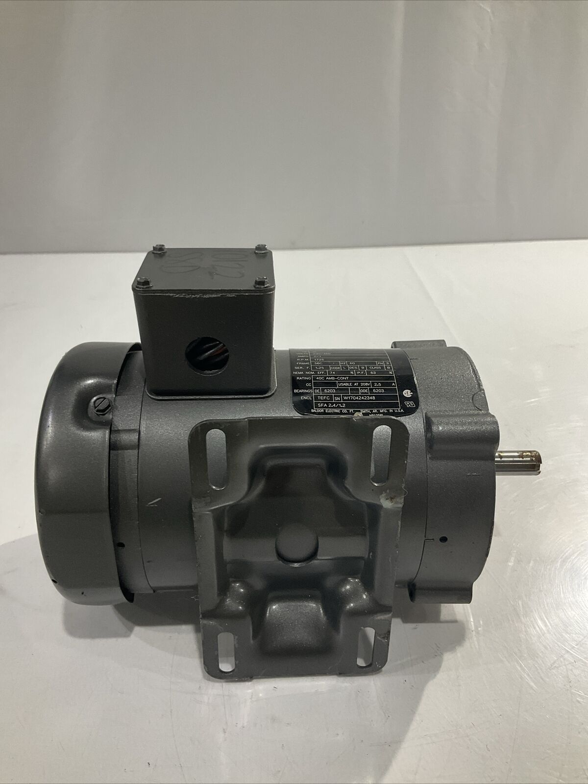 BALDOR RELIANCE 0.5HP CM3538 MOTOR 230/460V