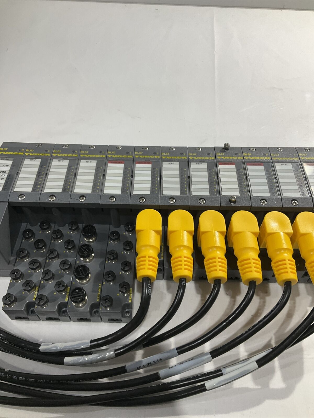 TURCK BL67 TW-CO 8DI-P 8DO-0,5A-P BL67-B-4M12-P CANOPEN ASSEMBLY LOT OF 2 U3S