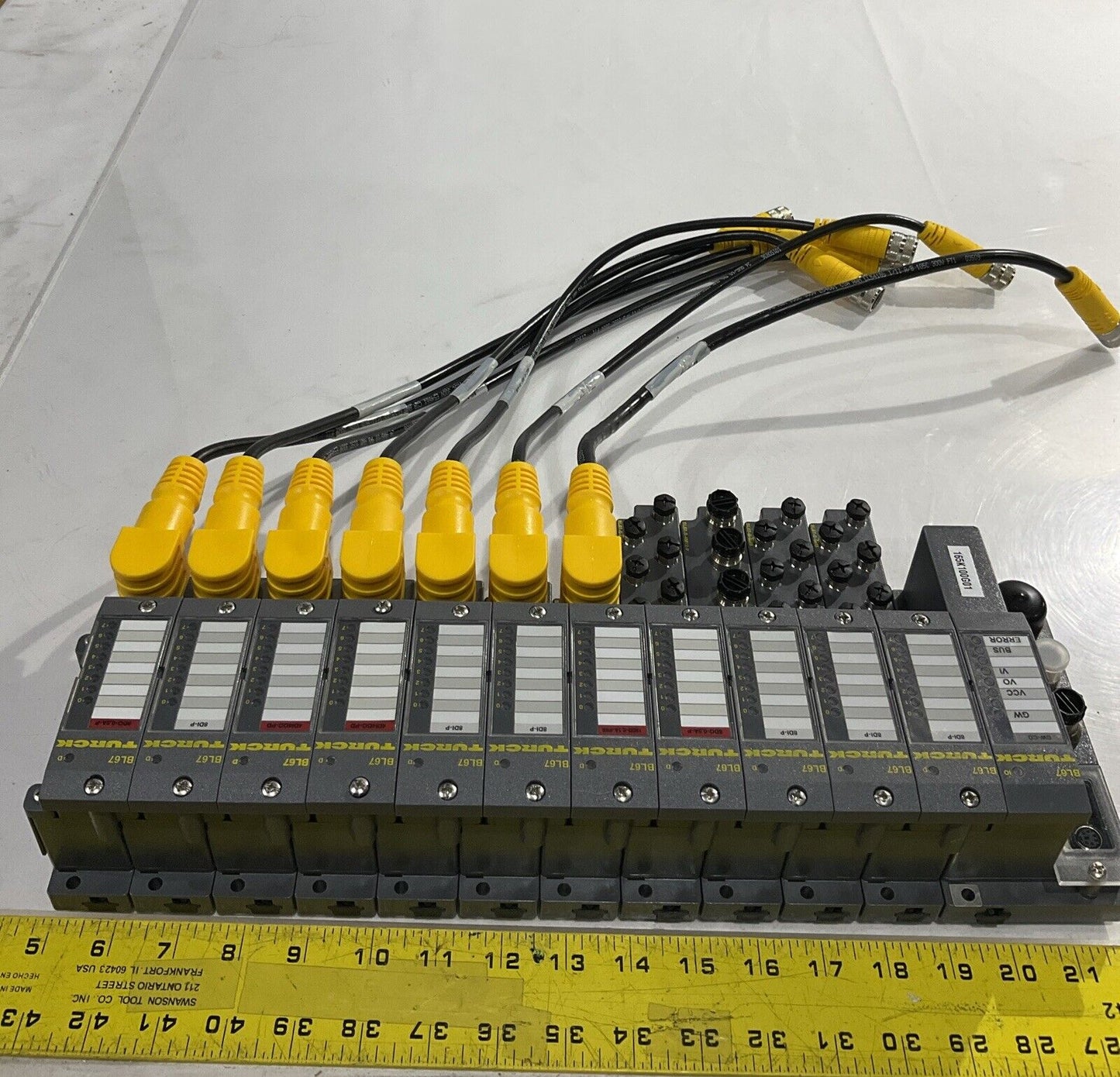 TURCK BL67 TW-CO 8DI-P 8DO-0,5A-P BL67-B-4M12-P CANOPEN ASSEMBLY LOT OF 2 U3S