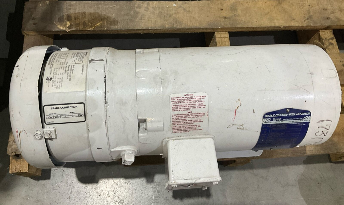 BALDOR RELIANCE 2HP CEWDBM3558T MOTOR U4M