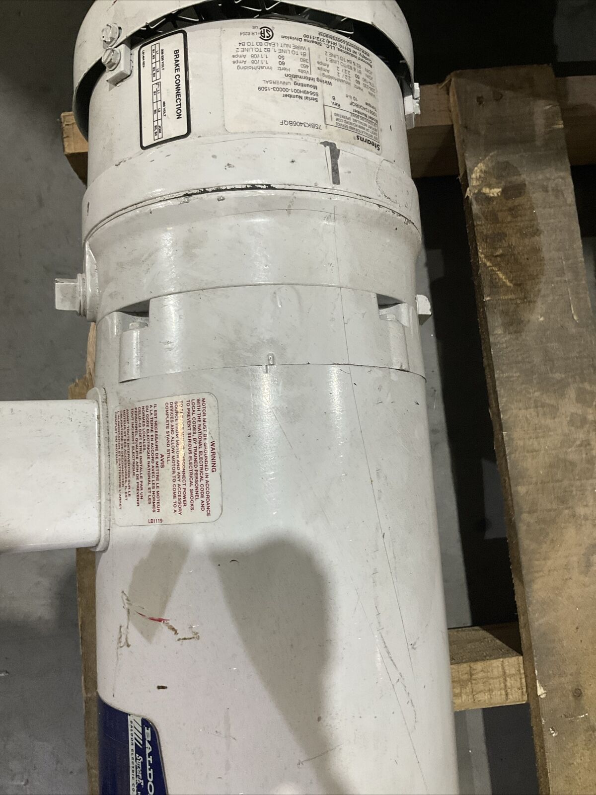 BALDOR RELIANCE 2HP CEWDBM3558T MOTOR U4M