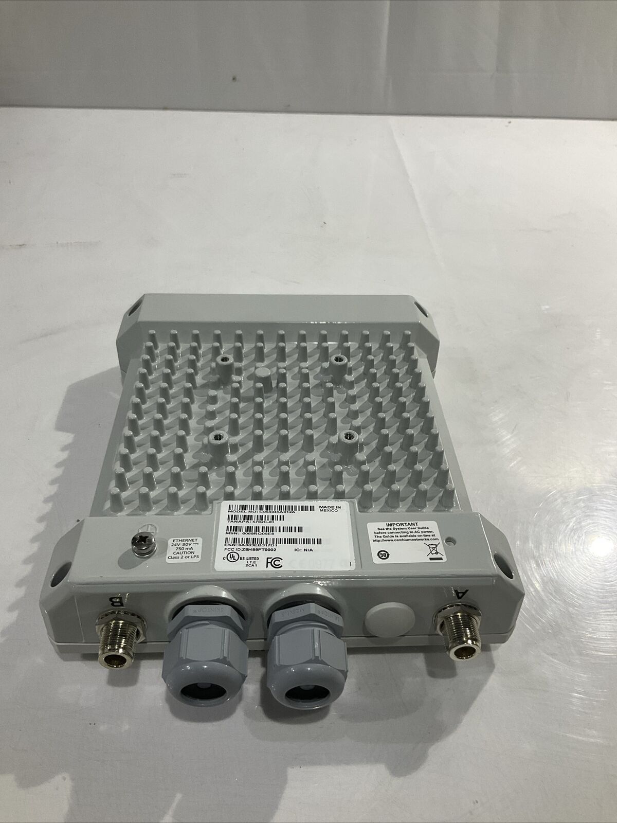 CAMBIUM NETWORKS C054045A012A 5.7 GHZ OFDM MINO AP RADIO G7T