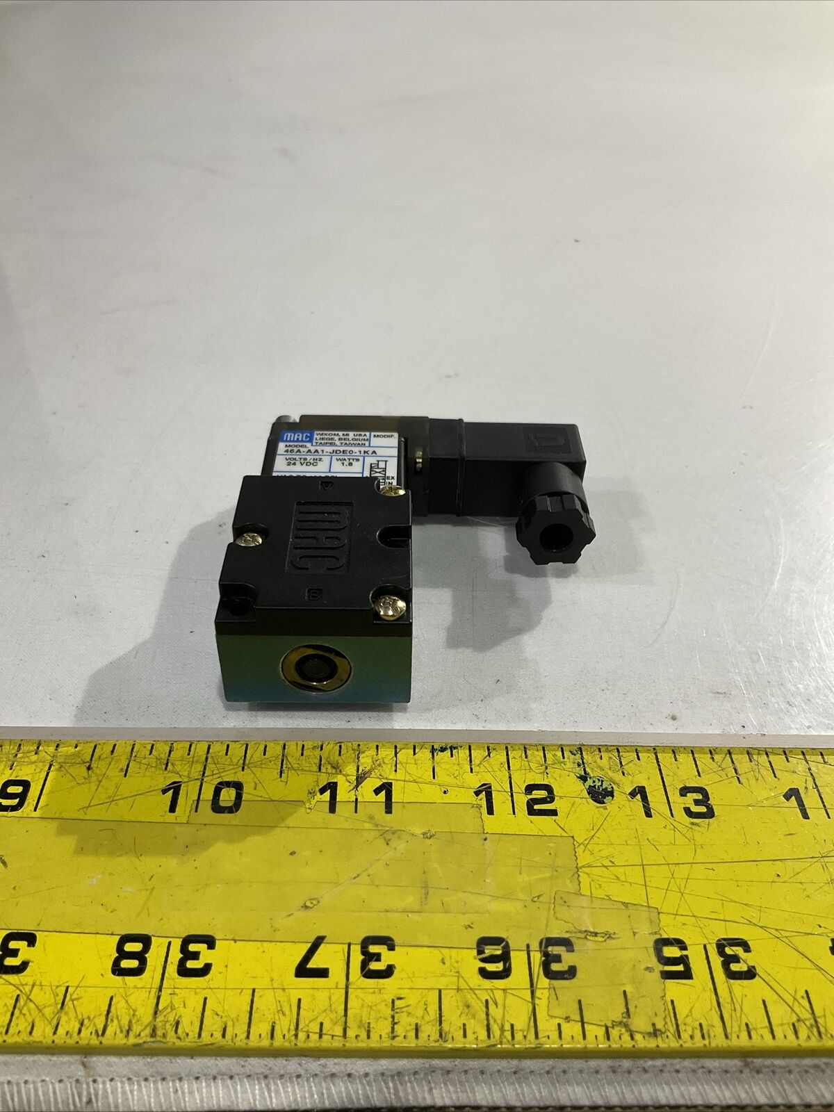 MAC 46A-AA1-JDE0-1KA PNEUMATIC SOLENOID VALVE 24 VDC 1.8 W U3S