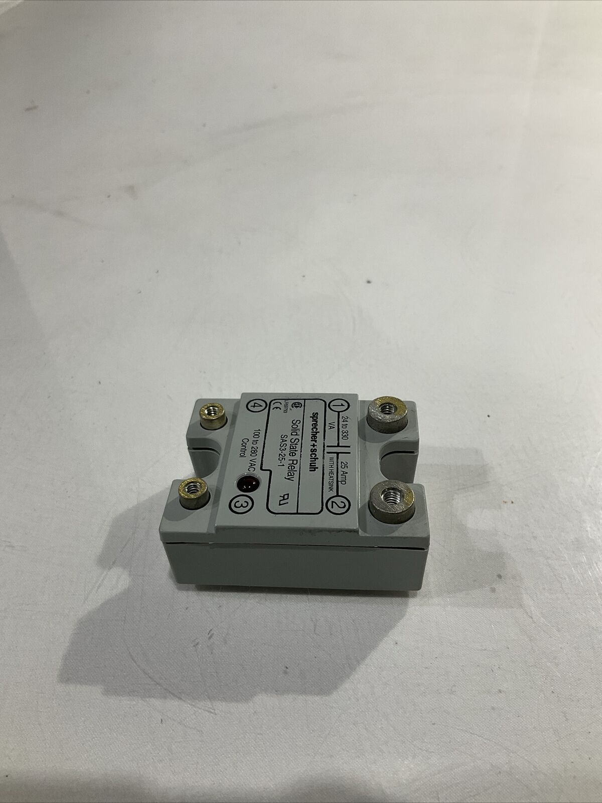 SPRECHER +SCHUH 29930 SAS3-25-1 SOLID STATE RELAY 100-280V U4M