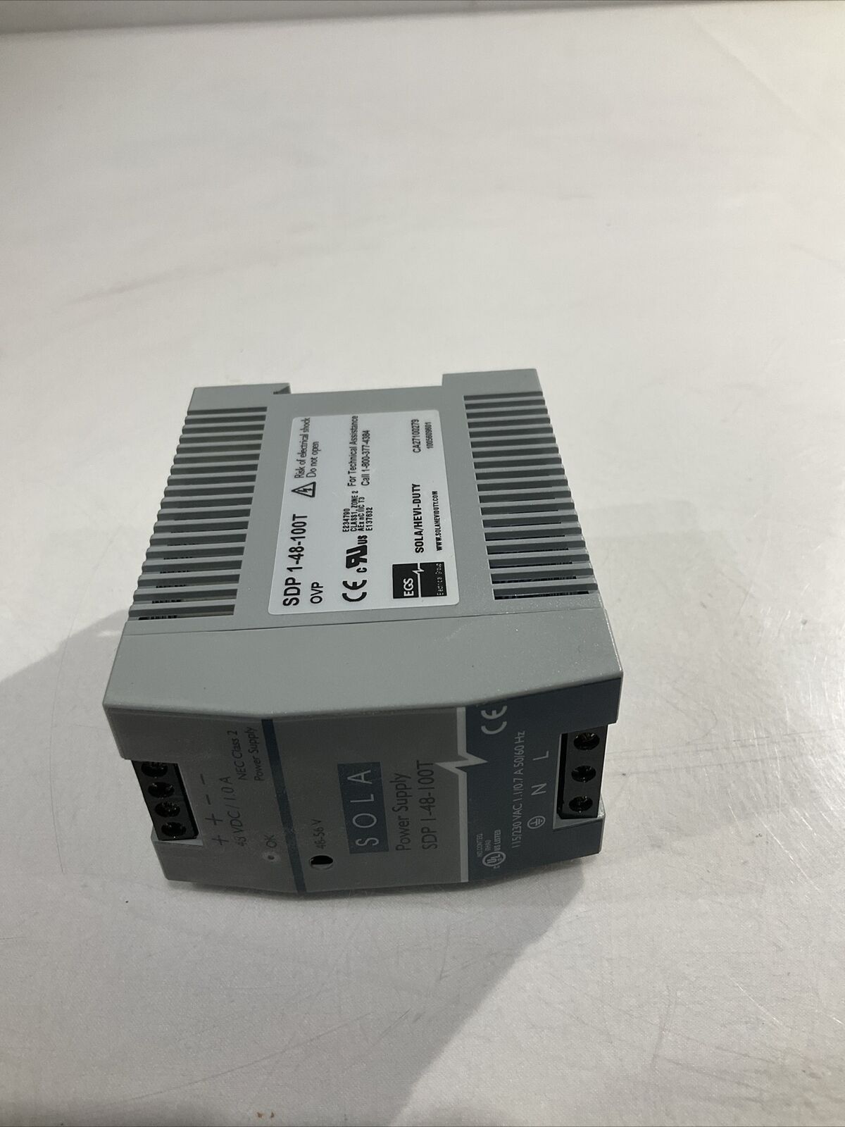 SOLA/HAVI-DUTY SDP 1-48-100T SDP SERIES POWER SUPPLIES 48-56V U3S
