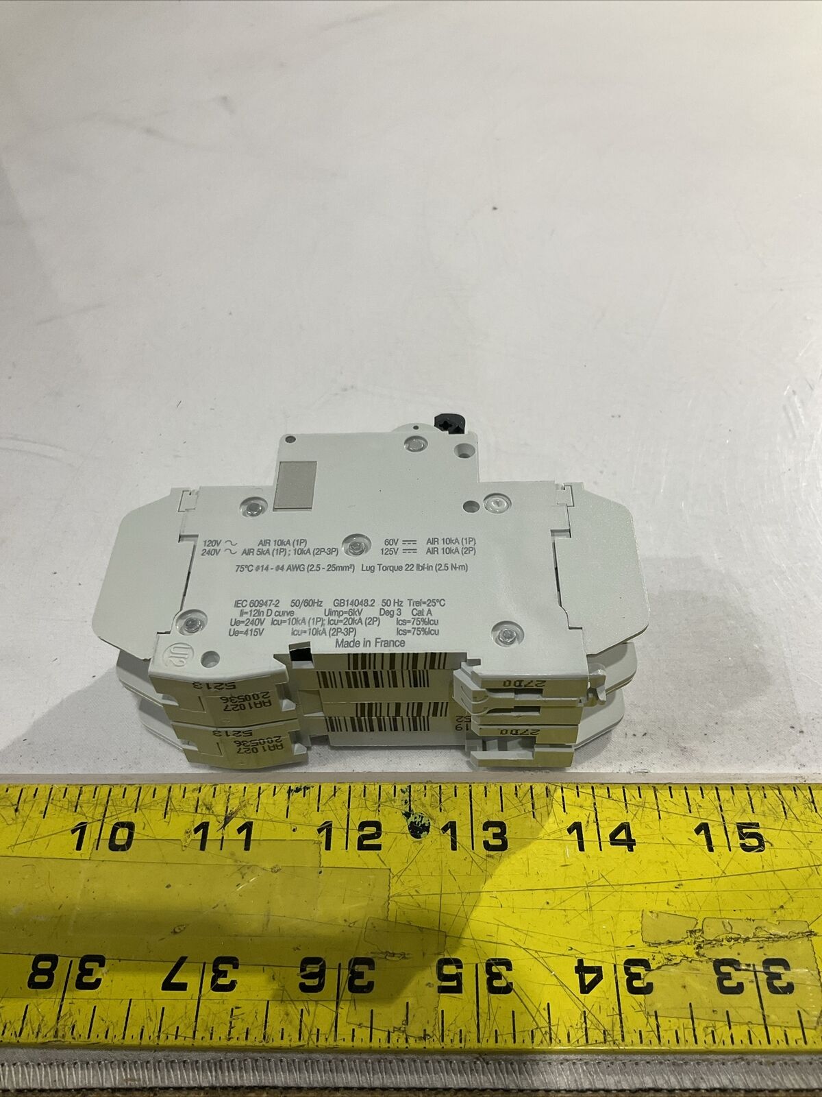 SCHNEIDER ELECTRIC 60163 CIRCUIT BREAKER 120V U3S