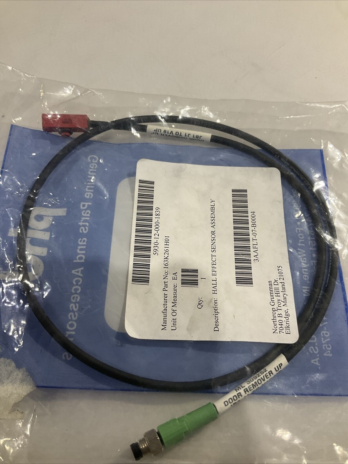 PHD 163K261H01-ML309252 -309250 HALL EFECT SENSOR ASSEMBLY U3S