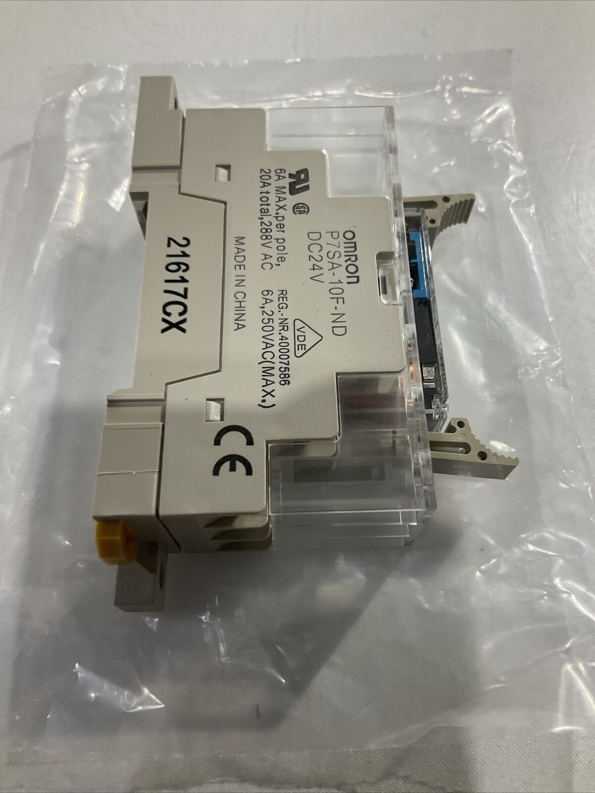 OMRON 21617CX FGRMS3124LED P7SA-10F-ND RELAY 24VDC U3S