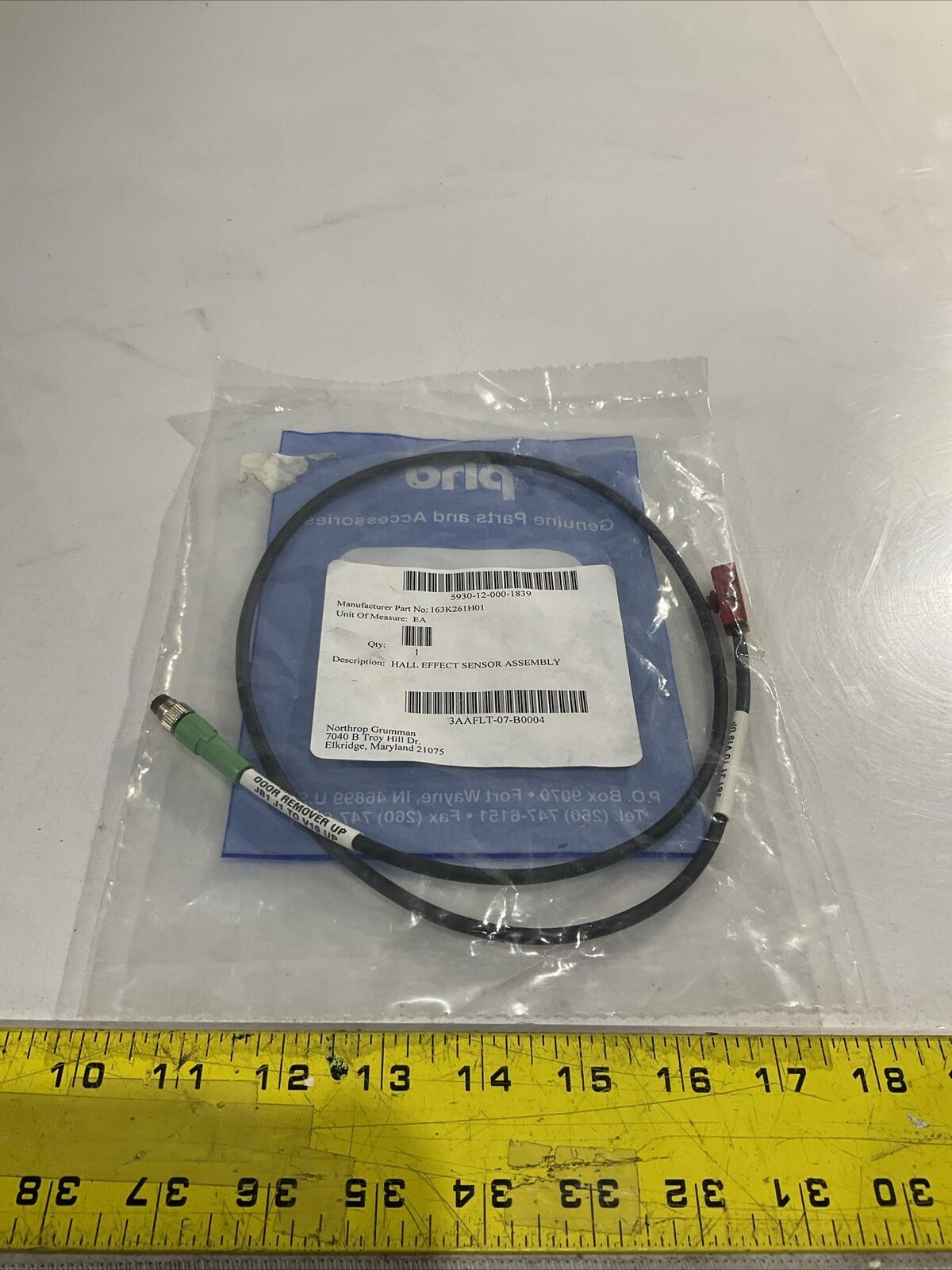 PHD 163K261H01-ML309252 -309250 HALL EFECT SENSOR ASSEMBLY U3S