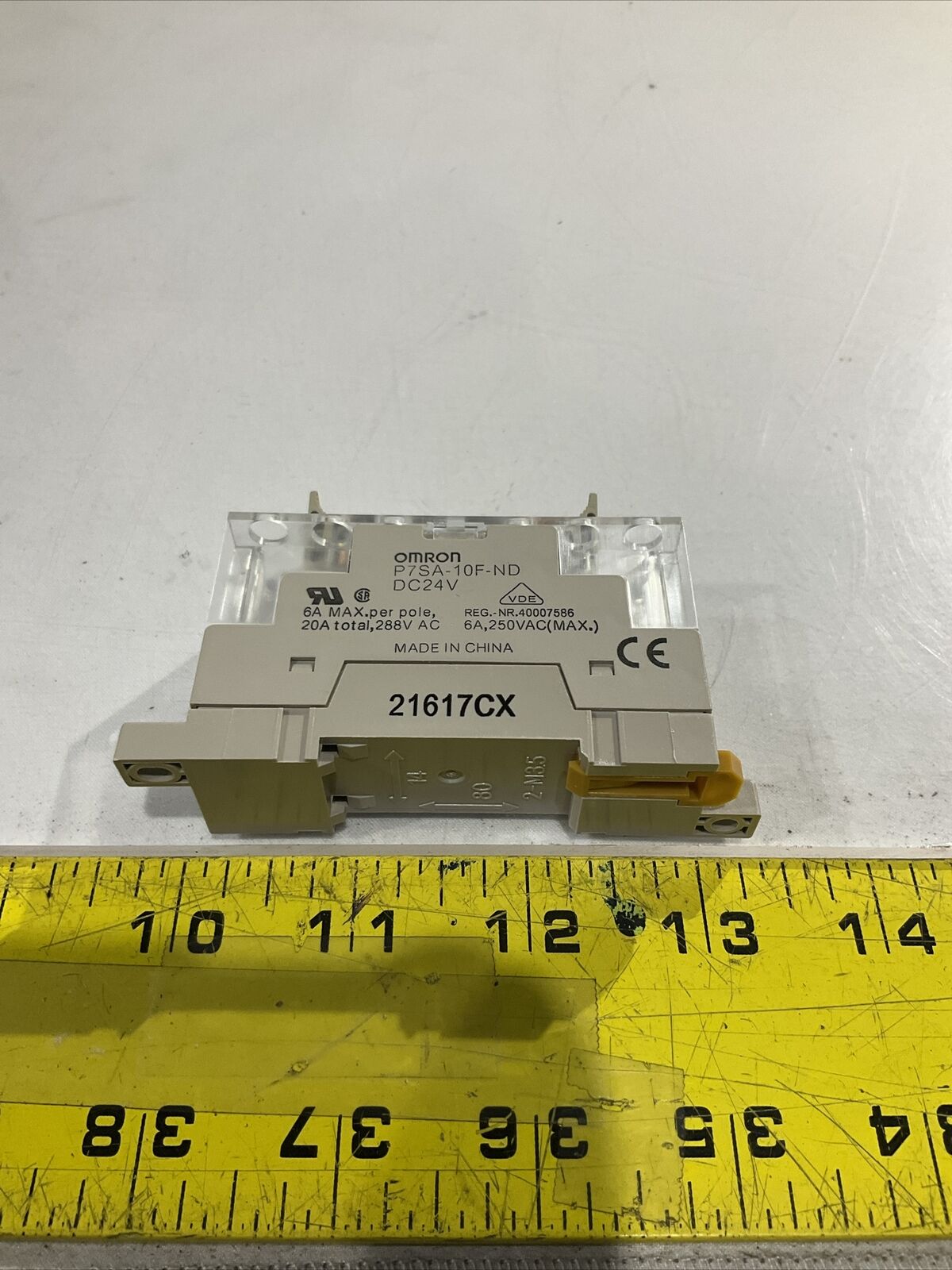 OMRON 21617CX FGRMS3124LED P7SA-10F-ND RELAY 24VDC U3S