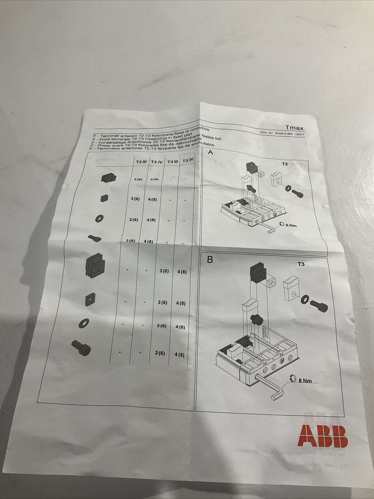 ABB A051476 INDUSTRIAL CONTROL SYSTEM U3S
