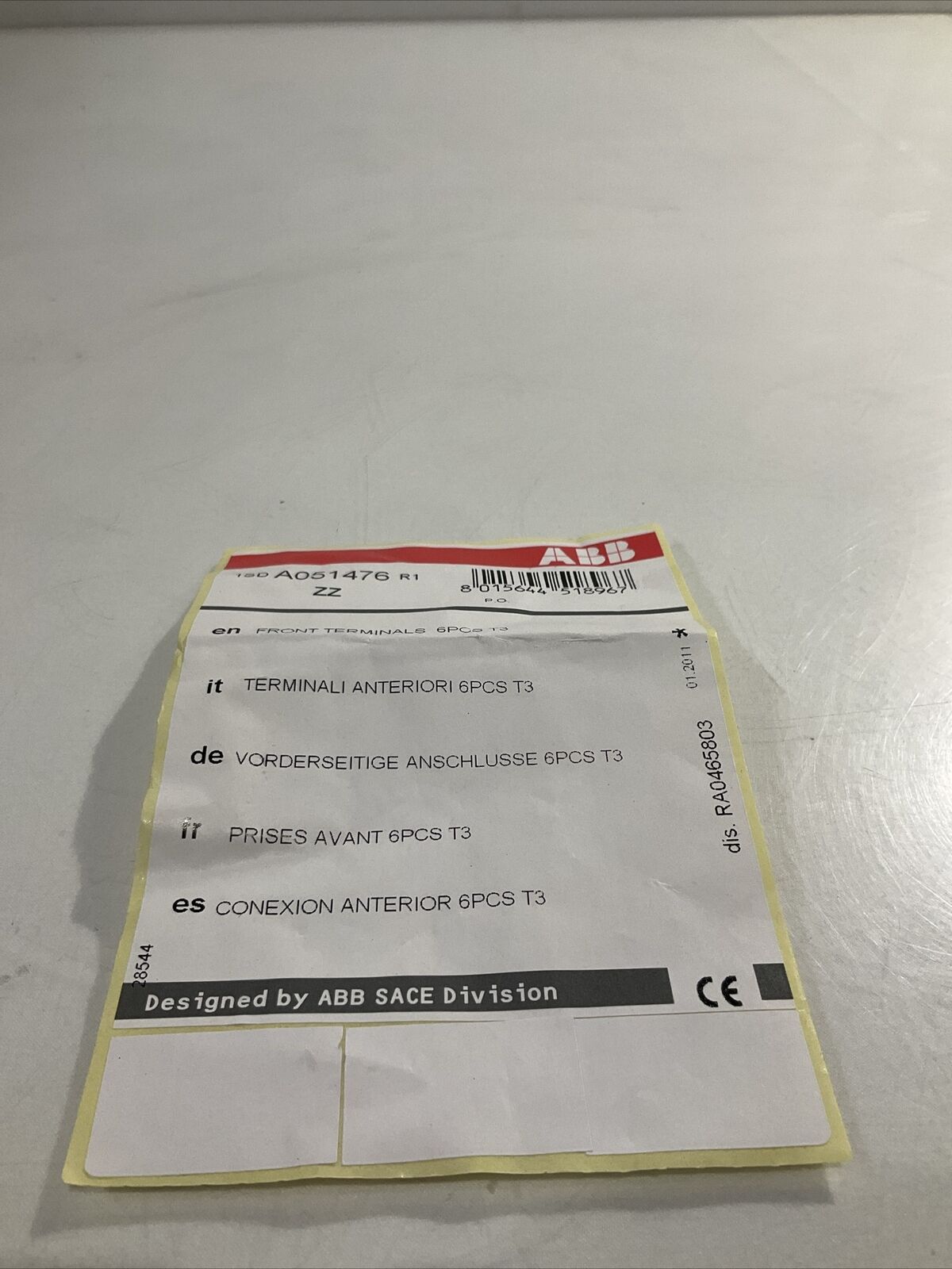 ABB A051476 INDUSTRIAL CONTROL SYSTEM U3S