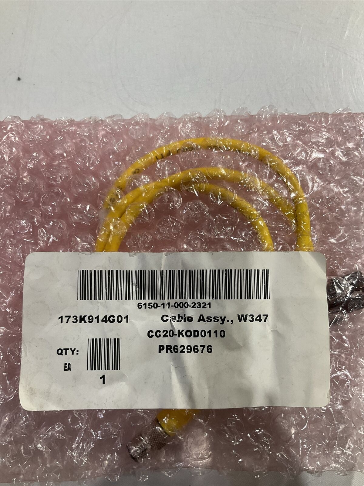 TURCK 173K914G01 CABLE ASSEMBLY W347 LOT OF 3 U3S