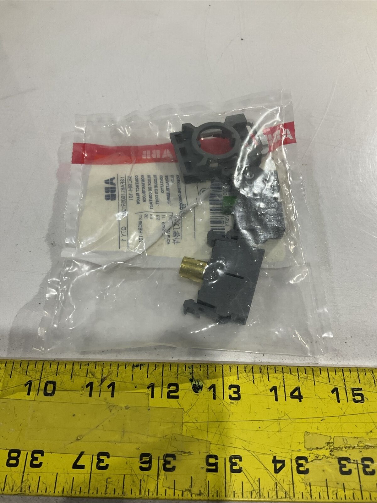 ABB MCB-10 163K857H01 SORT PLAN SWITCH LIGHTED WHITE