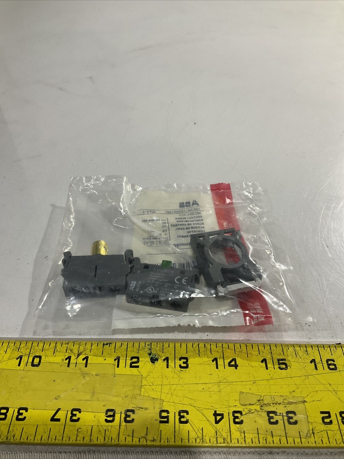 ABB MCB-10 163K857H01 SORT PLAN SWITCH LIGHTED WHITE