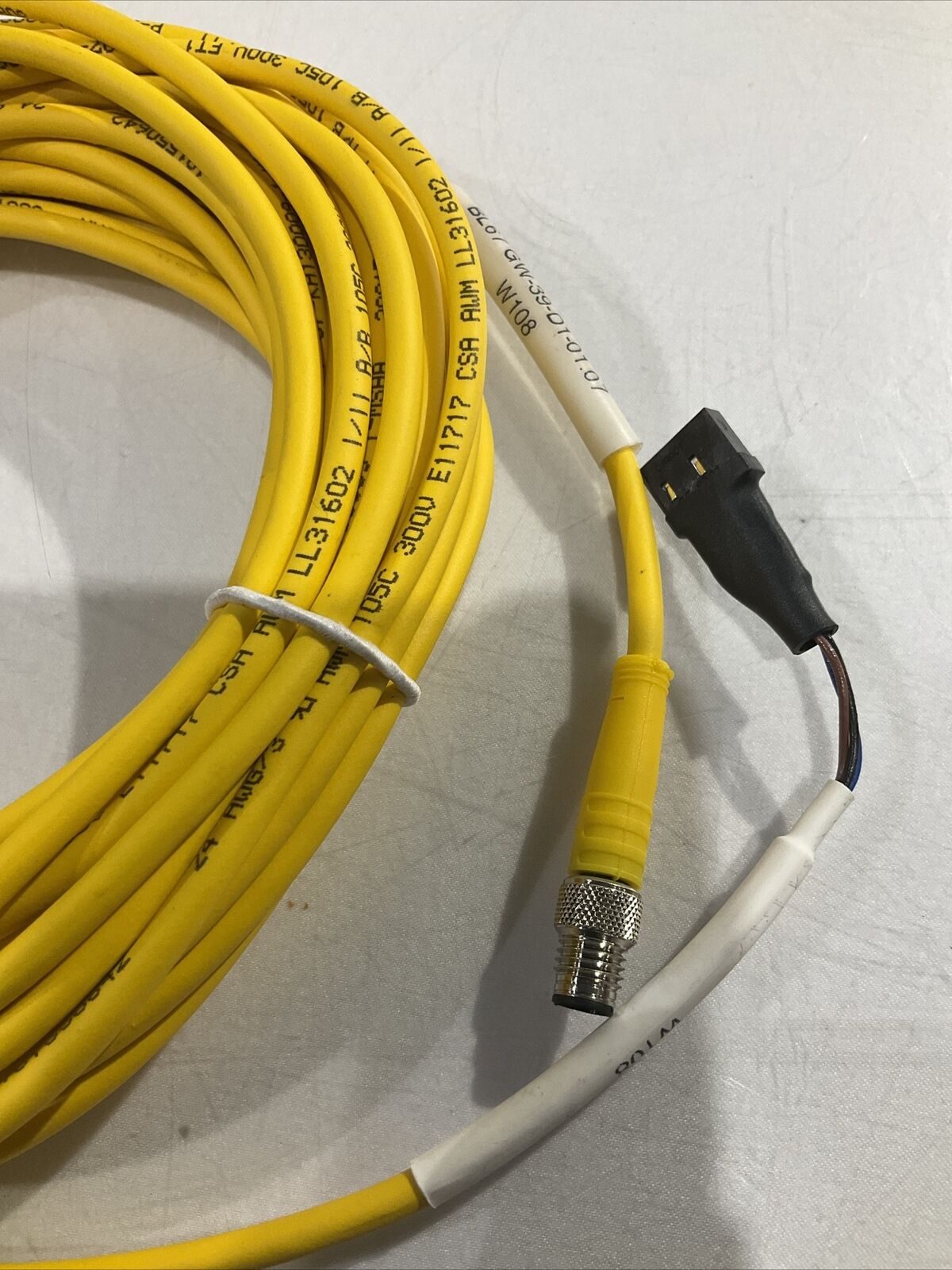 TURCK W108 SL XFR PADDLE JAM SENSOR 164K161G02 CABLE ASSY LL31602 LOT OF 3 U3S