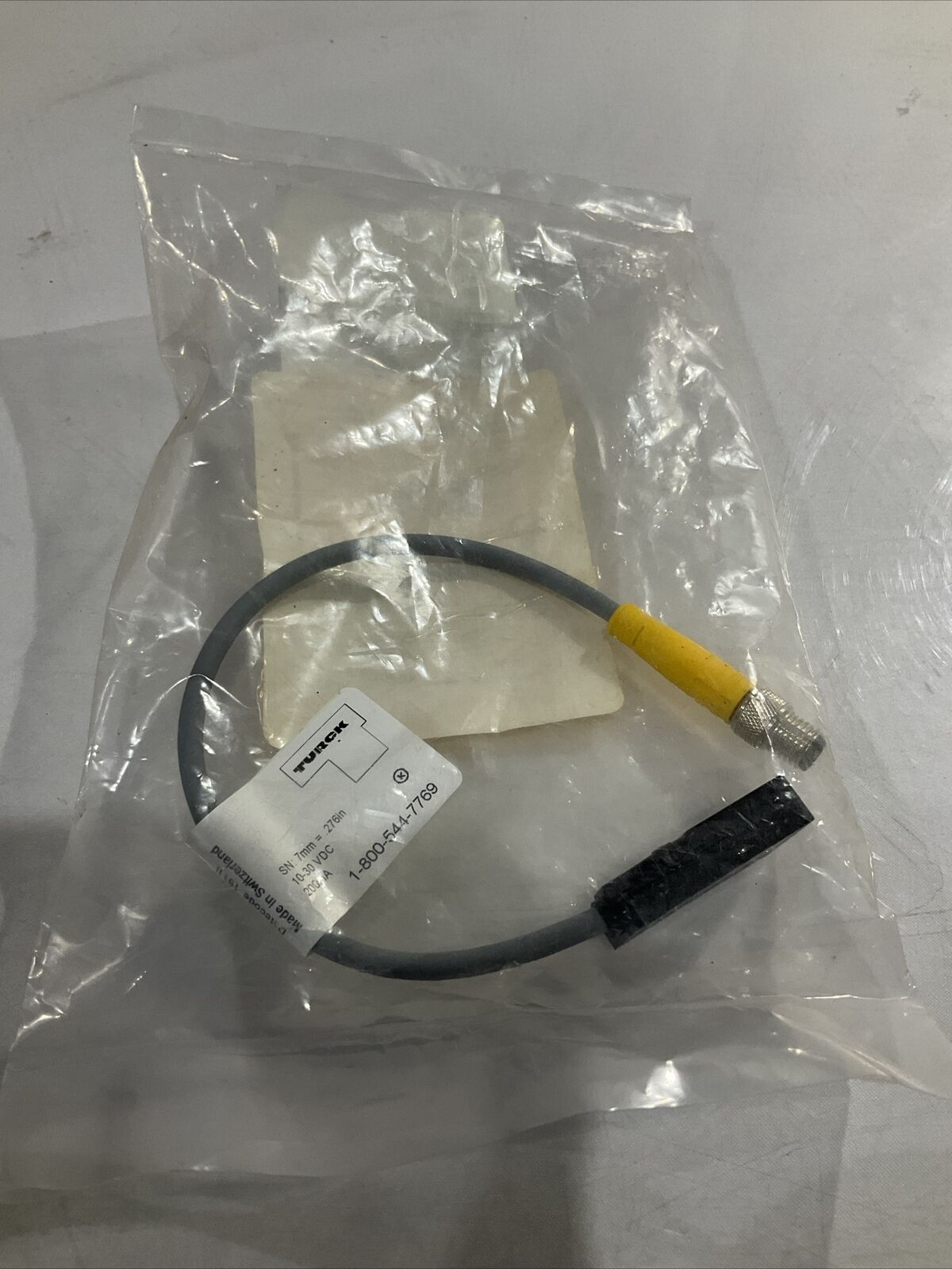 TURCK BI7-Q08-AP6X2-0.2M-PSG3M SENSOR APROXIMITY 3 WIRE PNP U3S