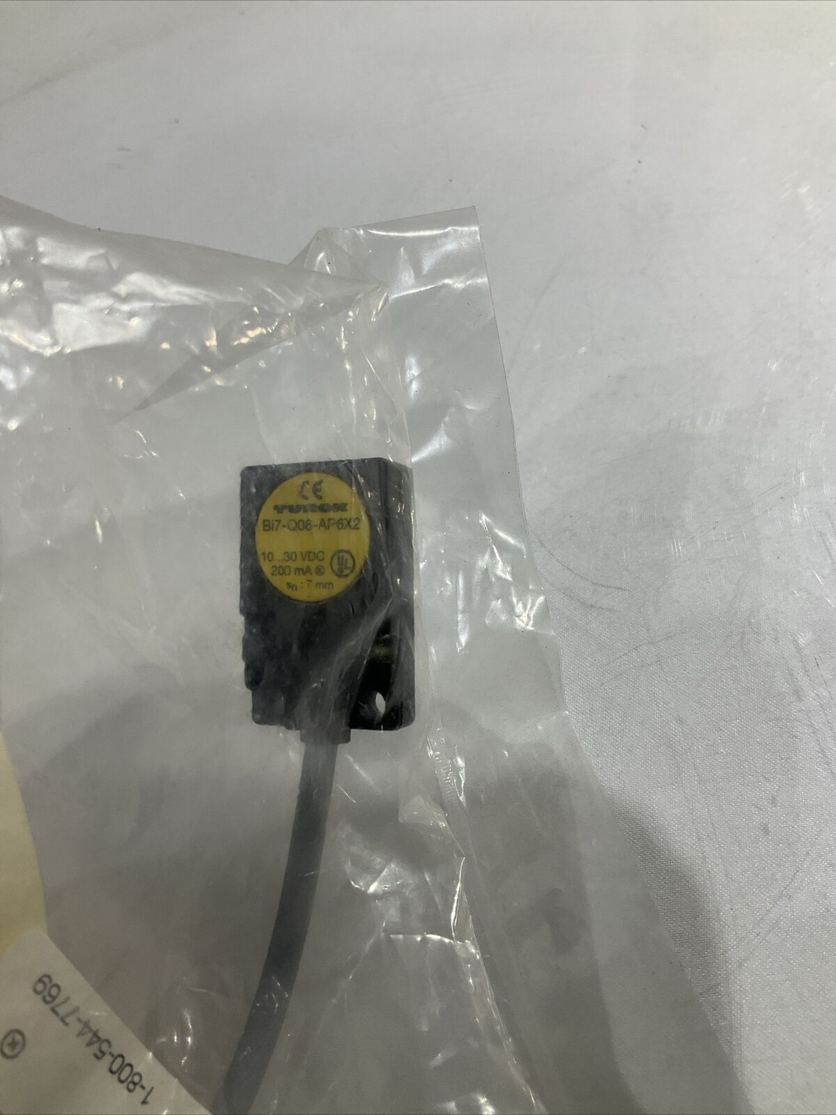 TURCK BI7-Q08-AP6X2-0.2M-PSG3M SENSOR APROXIMITY 3 WIRE PNP U3S