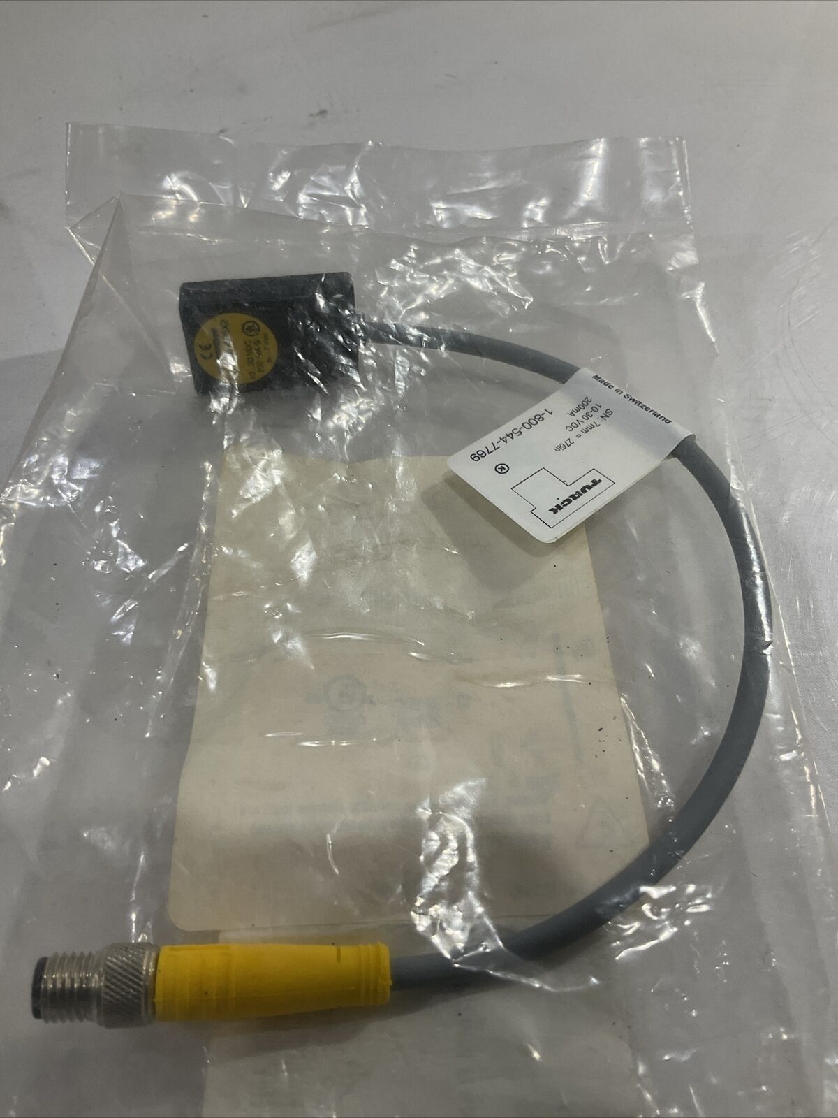 TURCK BI7-Q08-AP6X2-0.2M-PSG3M SENSOR APROXIMITY 3 WIRE PNP U3S