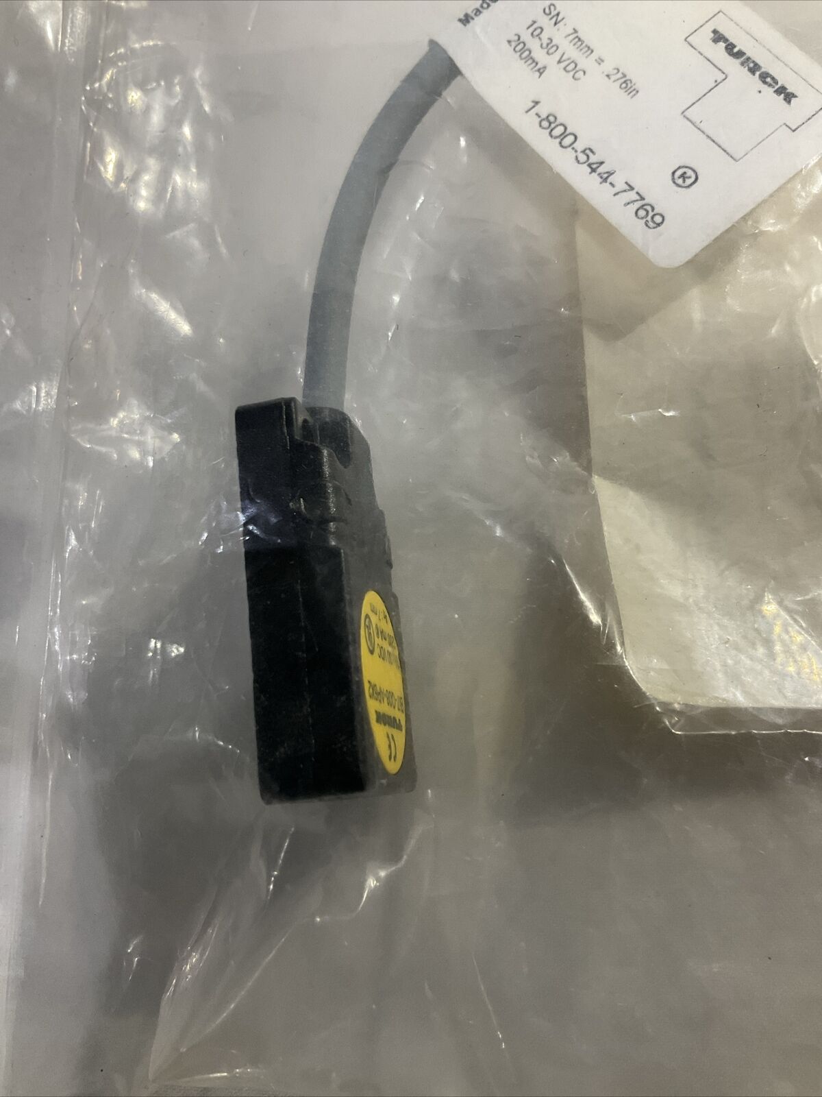 TURCK BI7-Q08-AP6X2-0.2M-PSG3M SENSOR APROXIMITY 3 WIRE PNP U3S
