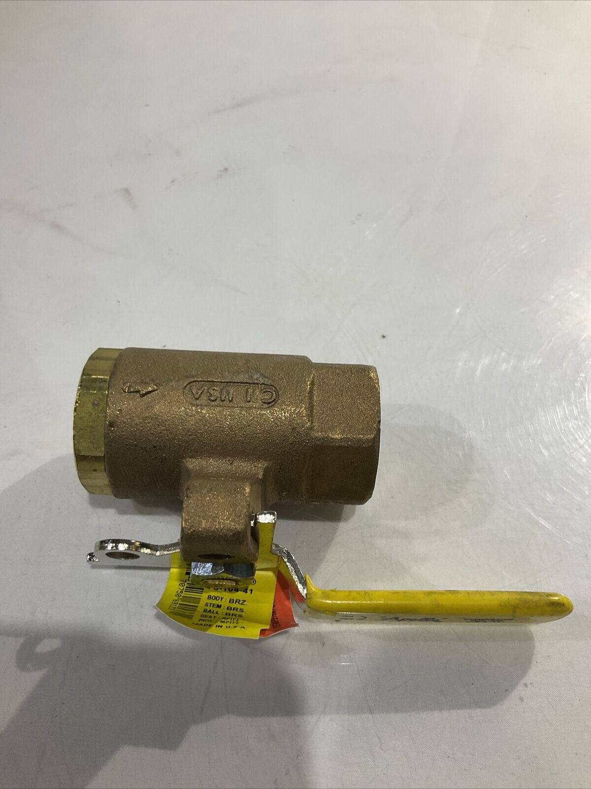APPOLLO 75-104-41 3/4 BRONZE BALL VALVE W/LOCK DRAIN U3S