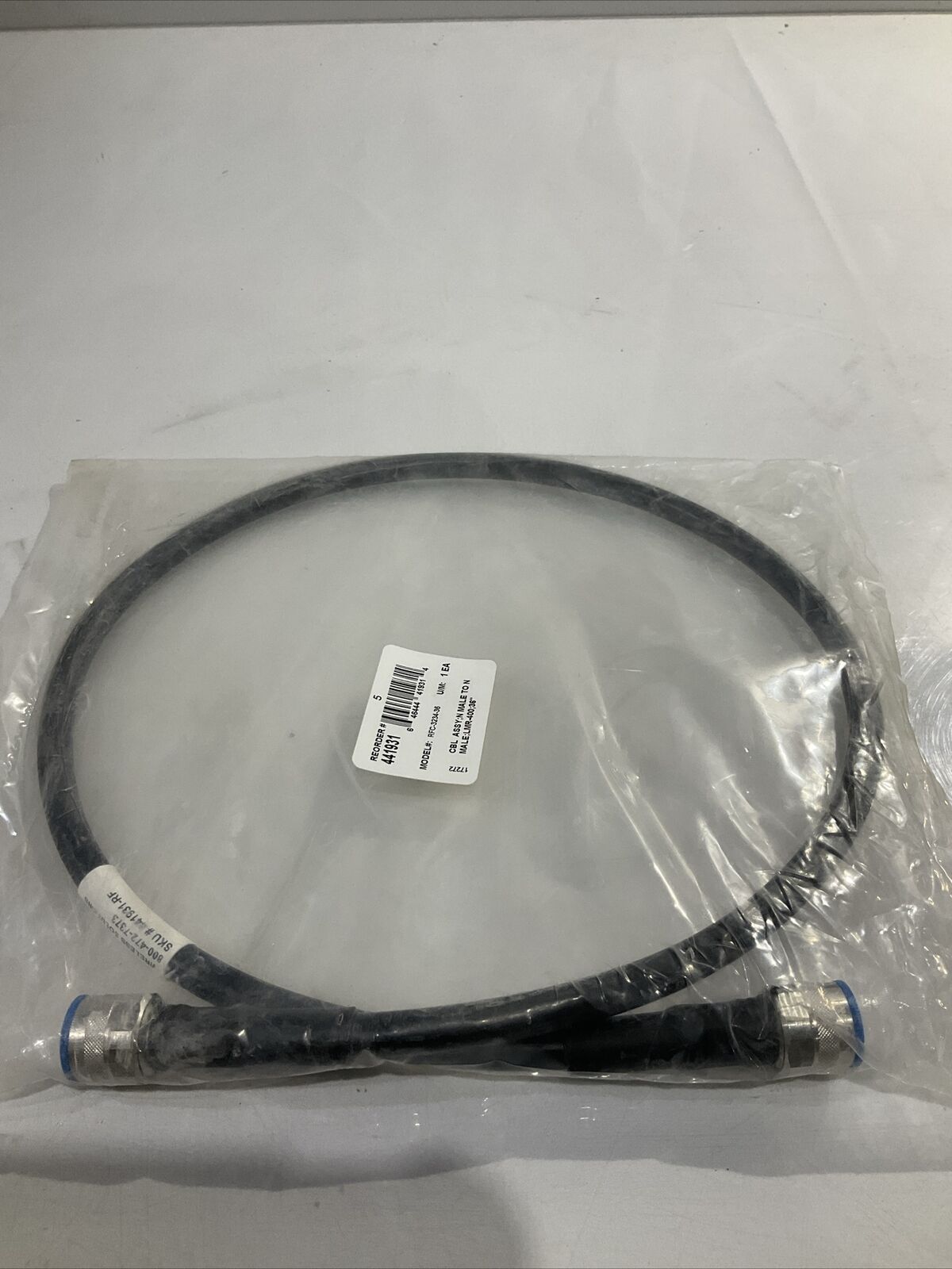 HASCO LMR-400 36" RFC-3234-36 CABLE ASSEMBLY LOT OF 6 G7T