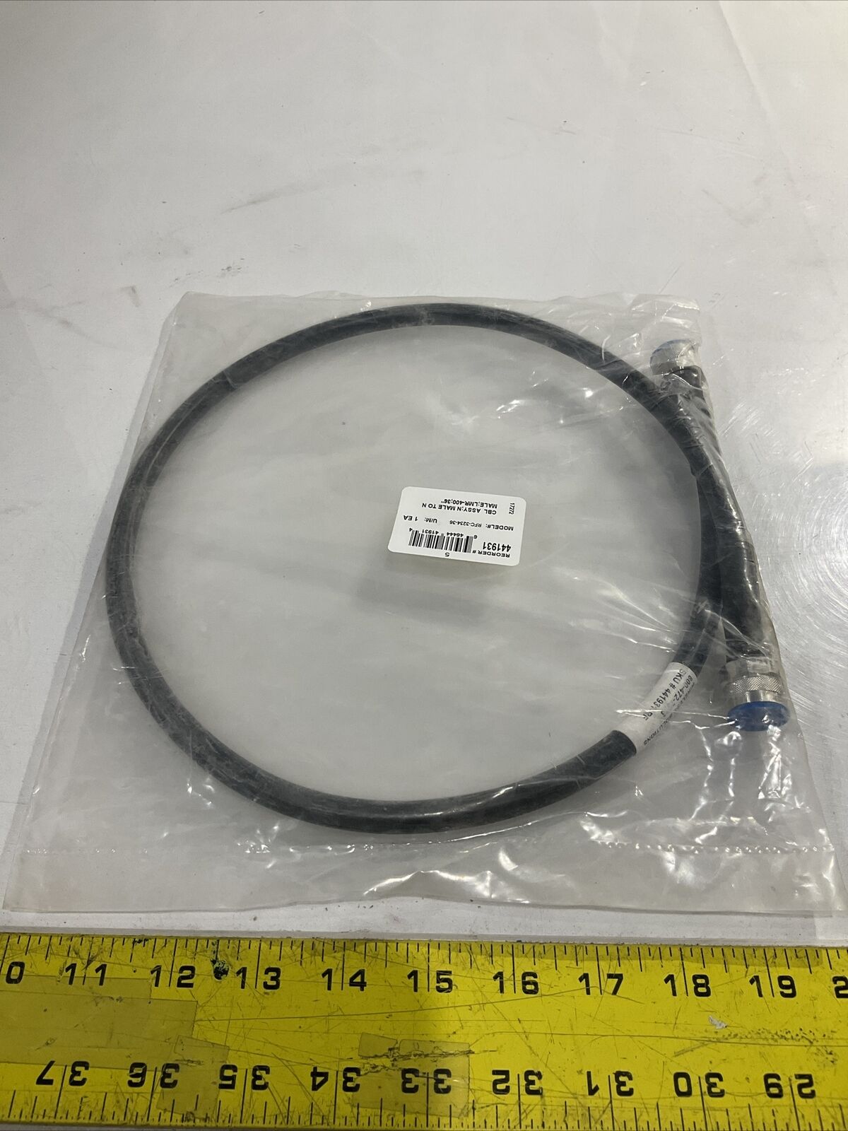 HASCO LMR-400 36" RFC-3234-36 CABLE ASSEMBLY LOT OF 6 G7T