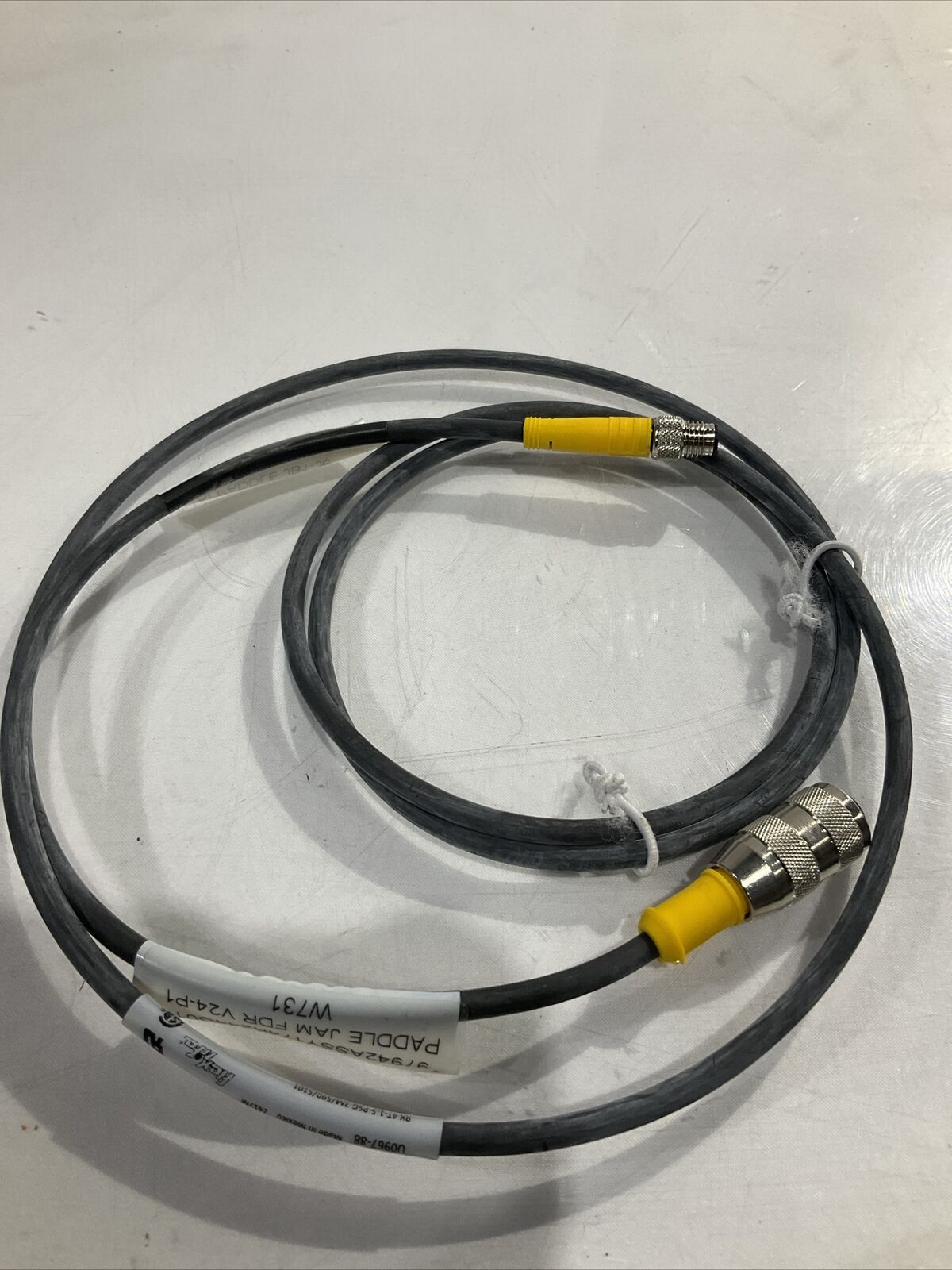 TURCK 174K244G01 W731 FE-V24 CABLE ASSY PADDLE JAM PADDLE U3S
