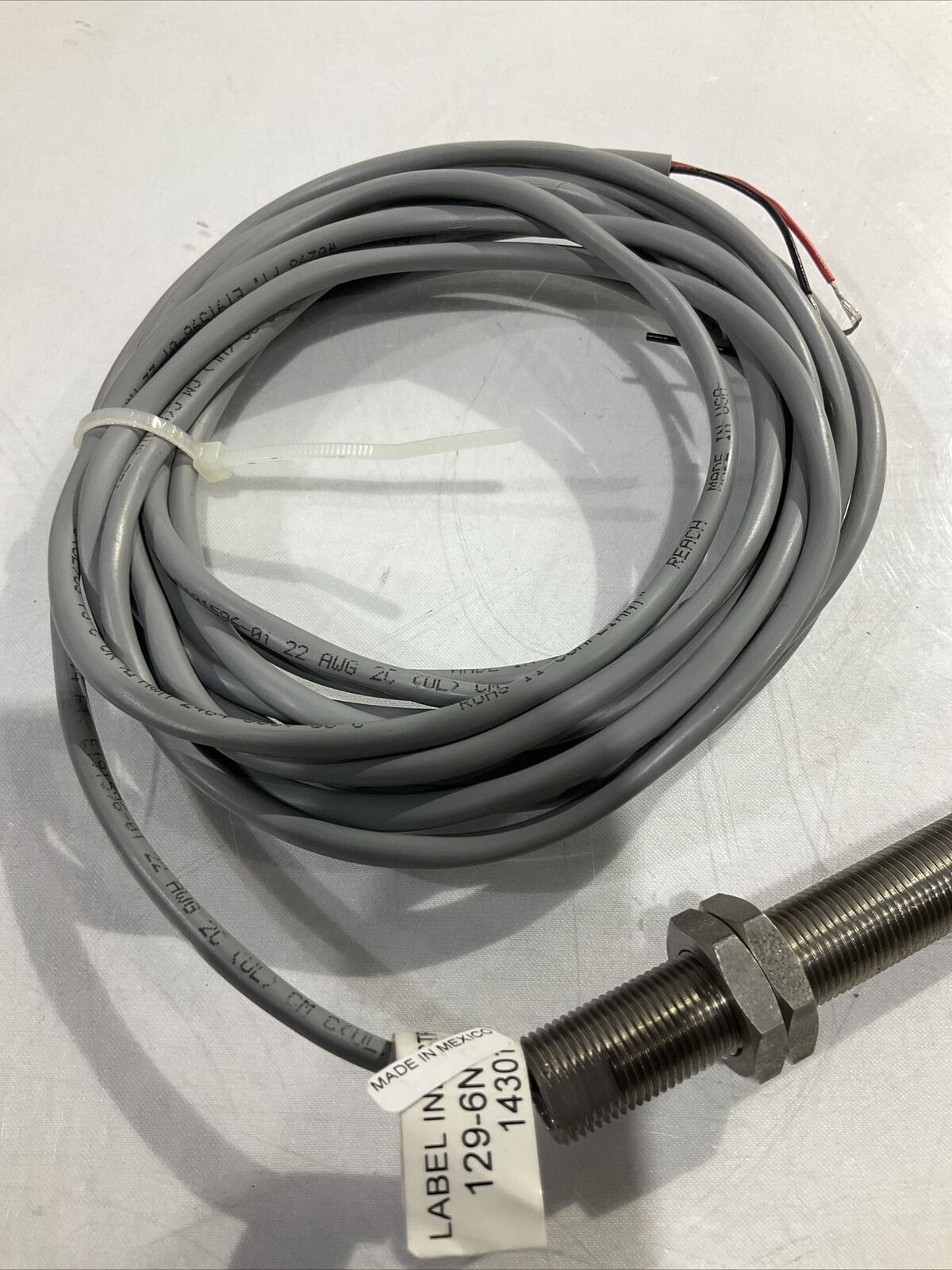 INTERLOGIX 129-6N-12(J) 006094-13 SENSOR MAGNETIC 12MM U3S