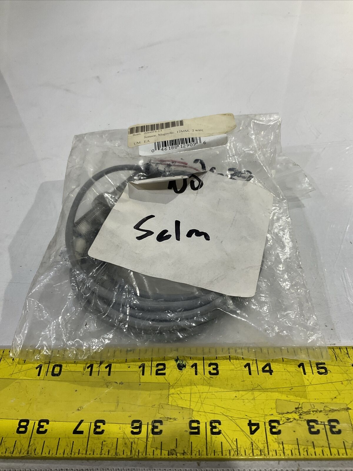 INTERLOGIX 129-6N-12(J) 006094-13 SENSOR MAGNETIC 12MM U3S