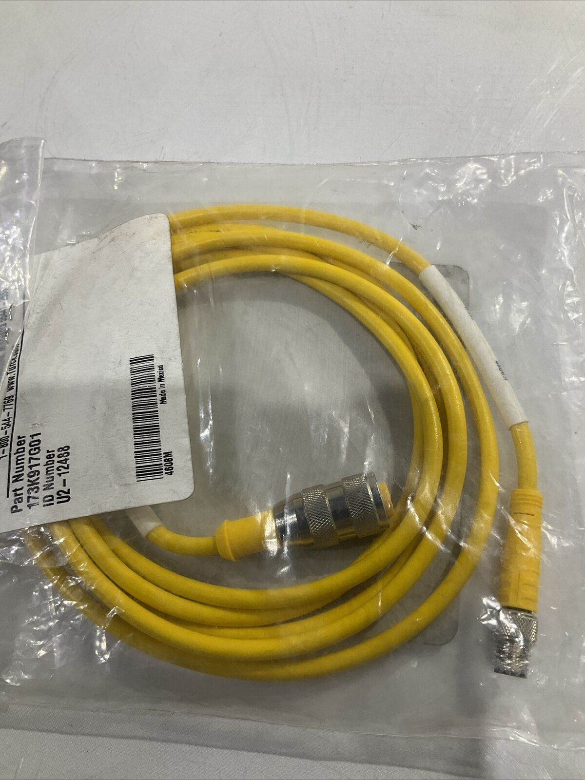 TURCK 4608M 173K917G01 CABLE ASSEMBLY BUNDLE PRESENT W352 V10 CHUTE JB2 U3S