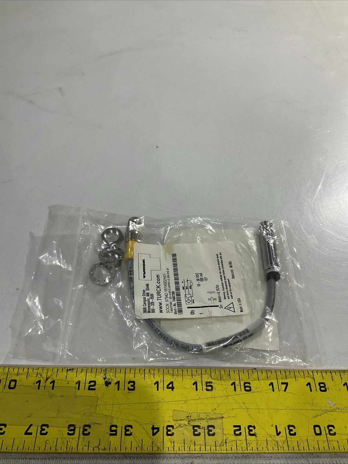 TURCK 161K602H01 T4607096 T4607280 INDUCTIVE PROXIMITY SENSOR U3S