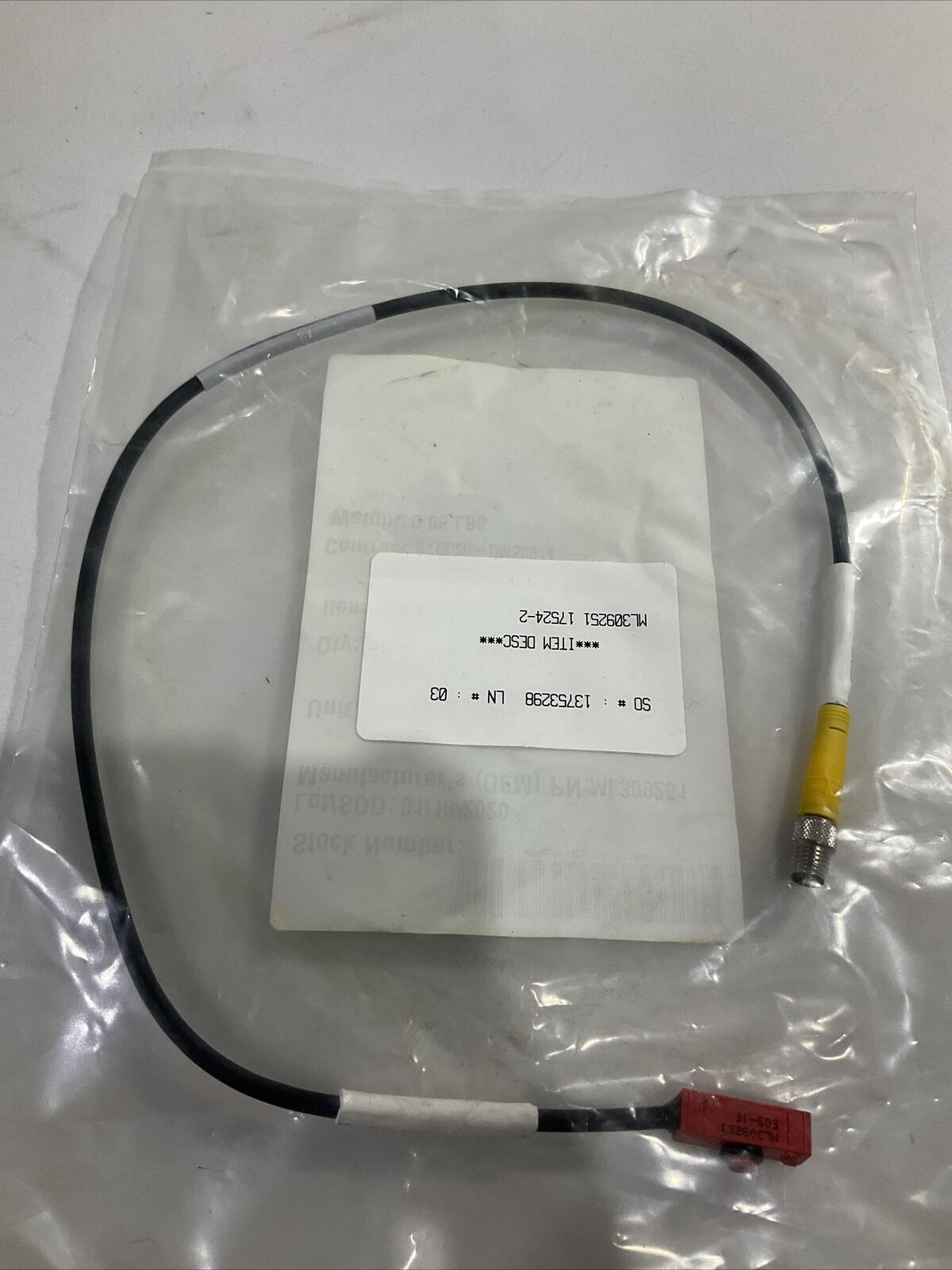 TURCK ML309251 HALL EFECT , SENSOR. ASSY LOT OF 2 U3S