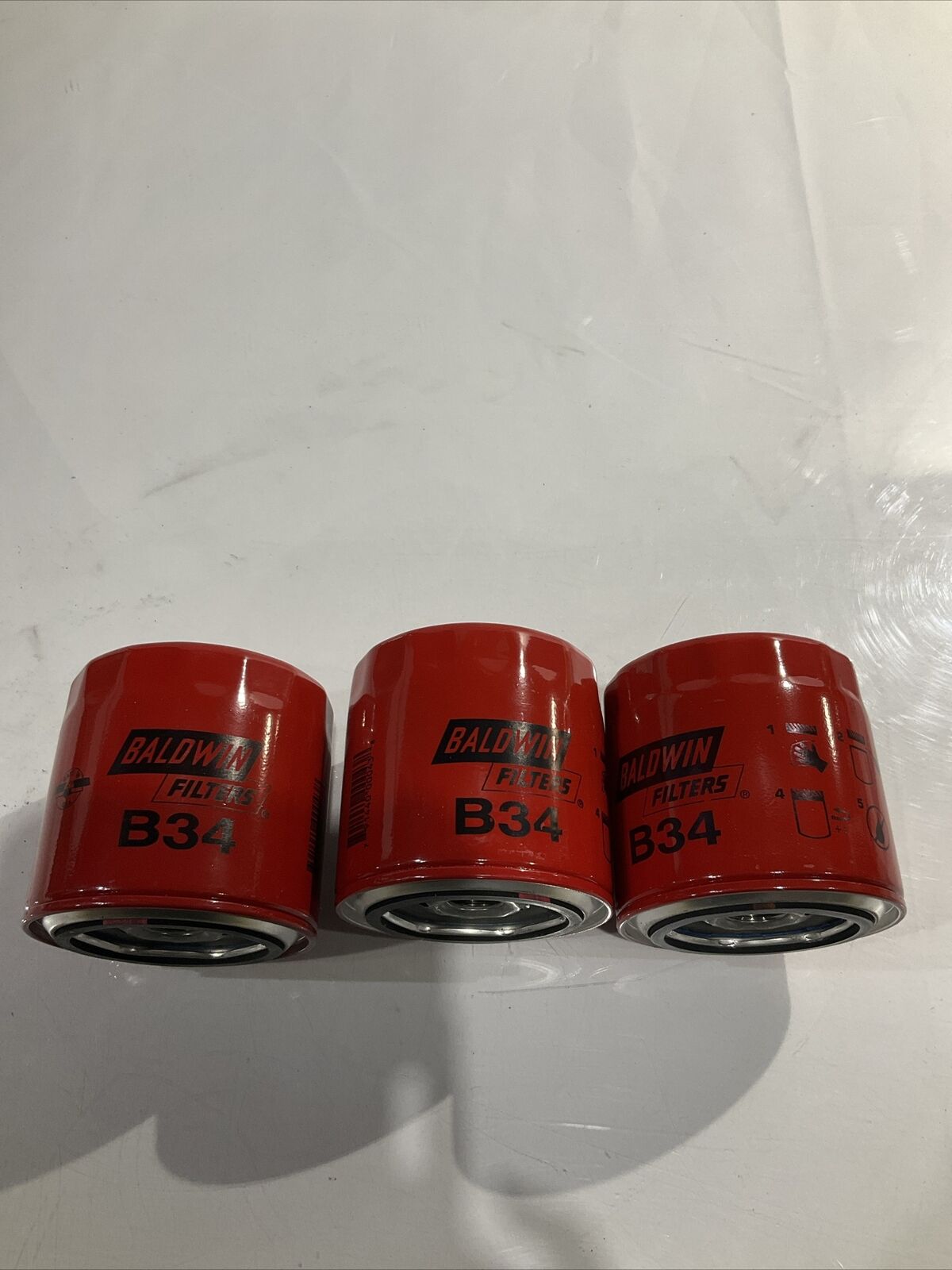 BALDWIN B34 FILTERS LOT OF 3 U4M