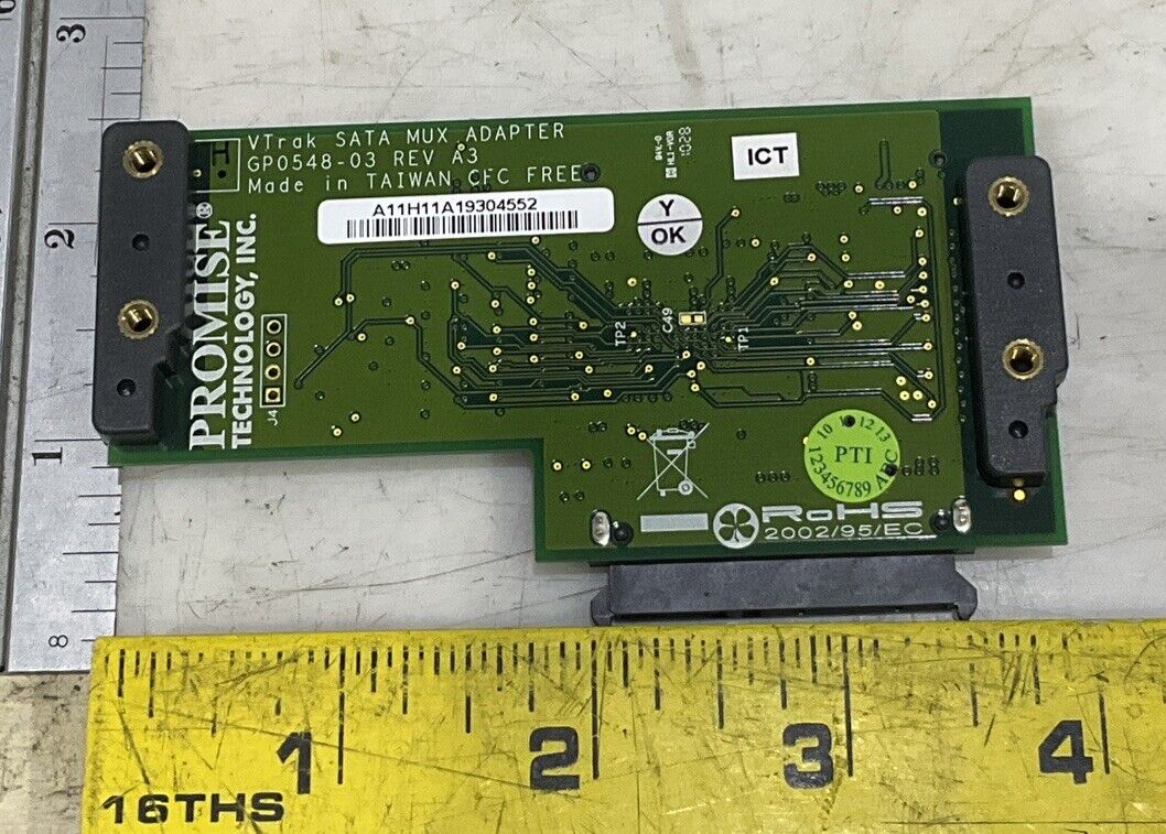 PROMISE TECHNOLOGY INC GP0548-03 REV A3 VTRAK SATA MUX ADAPTER U3S