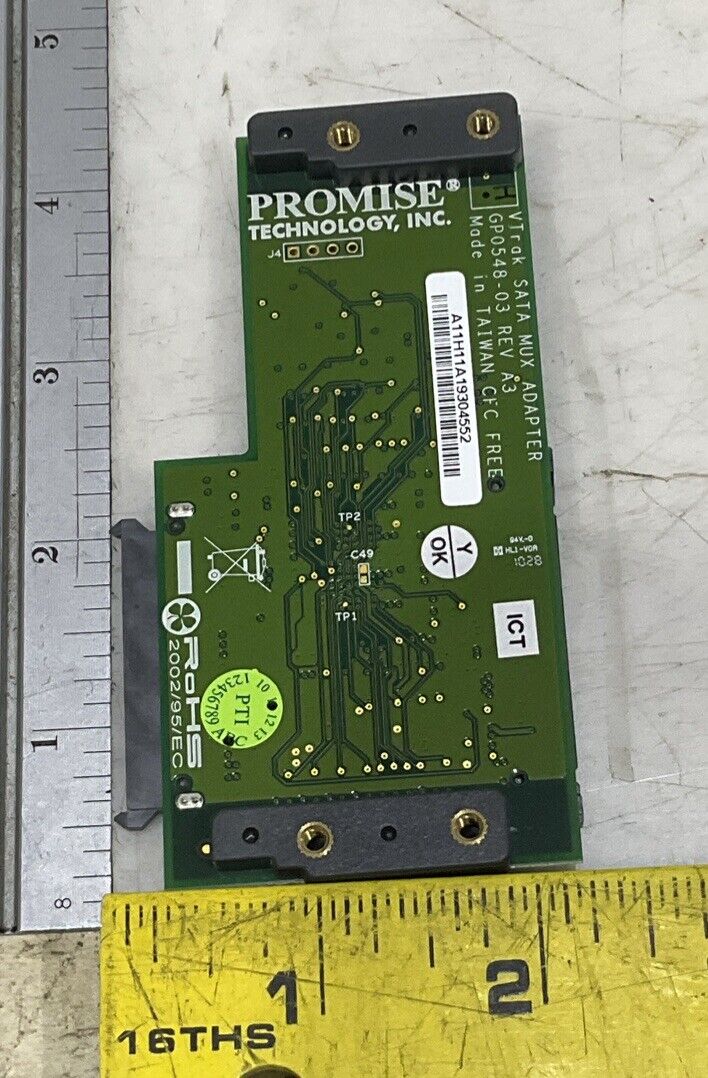 PROMISE TECHNOLOGY INC GP0548-03 REV A3 VTRAK SATA MUX ADAPTER U3S