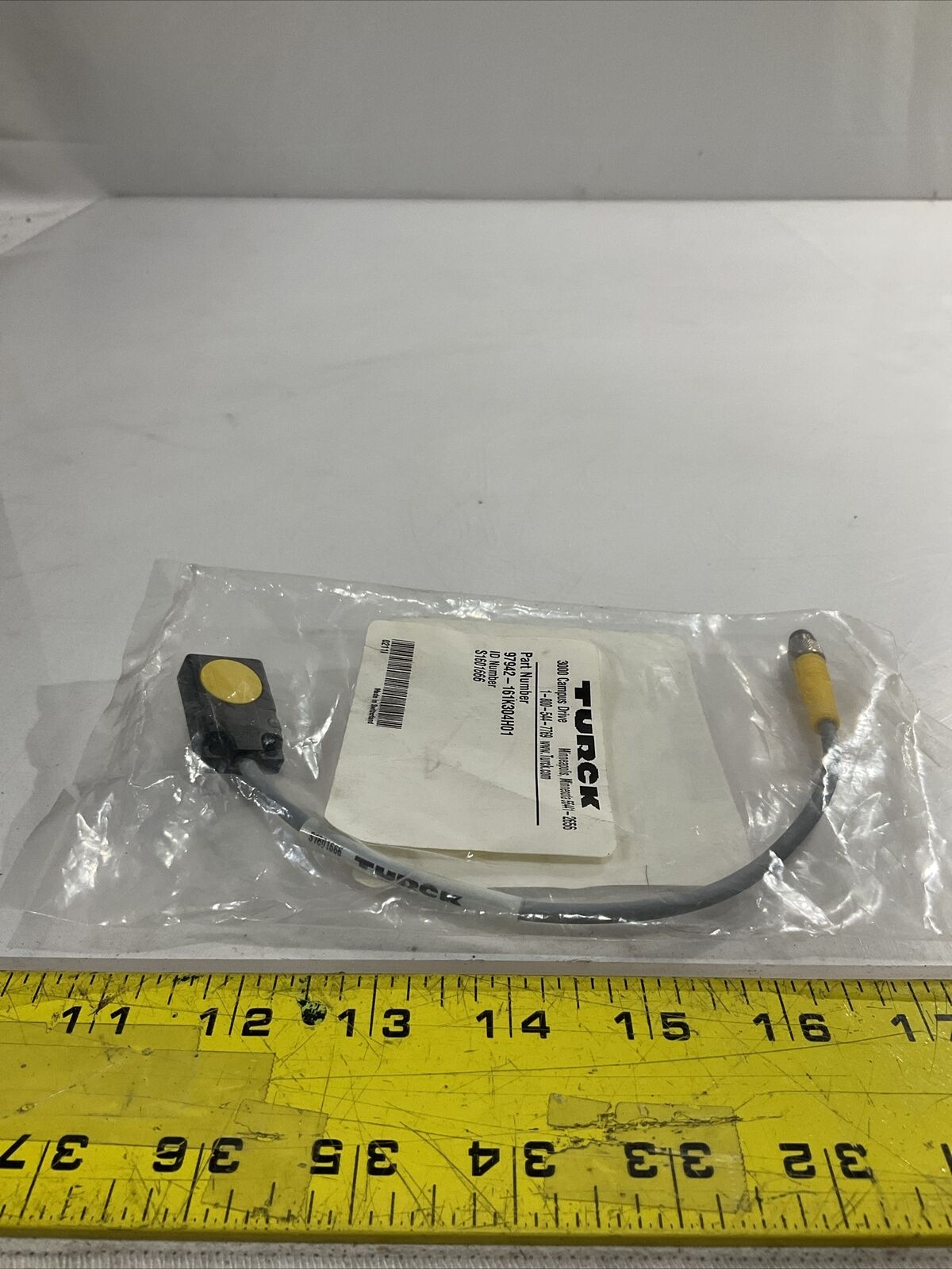 TURCK 161K304H01 SENSOR INDUCTIVE RECTANGULAR 7MM RANGE U3S
