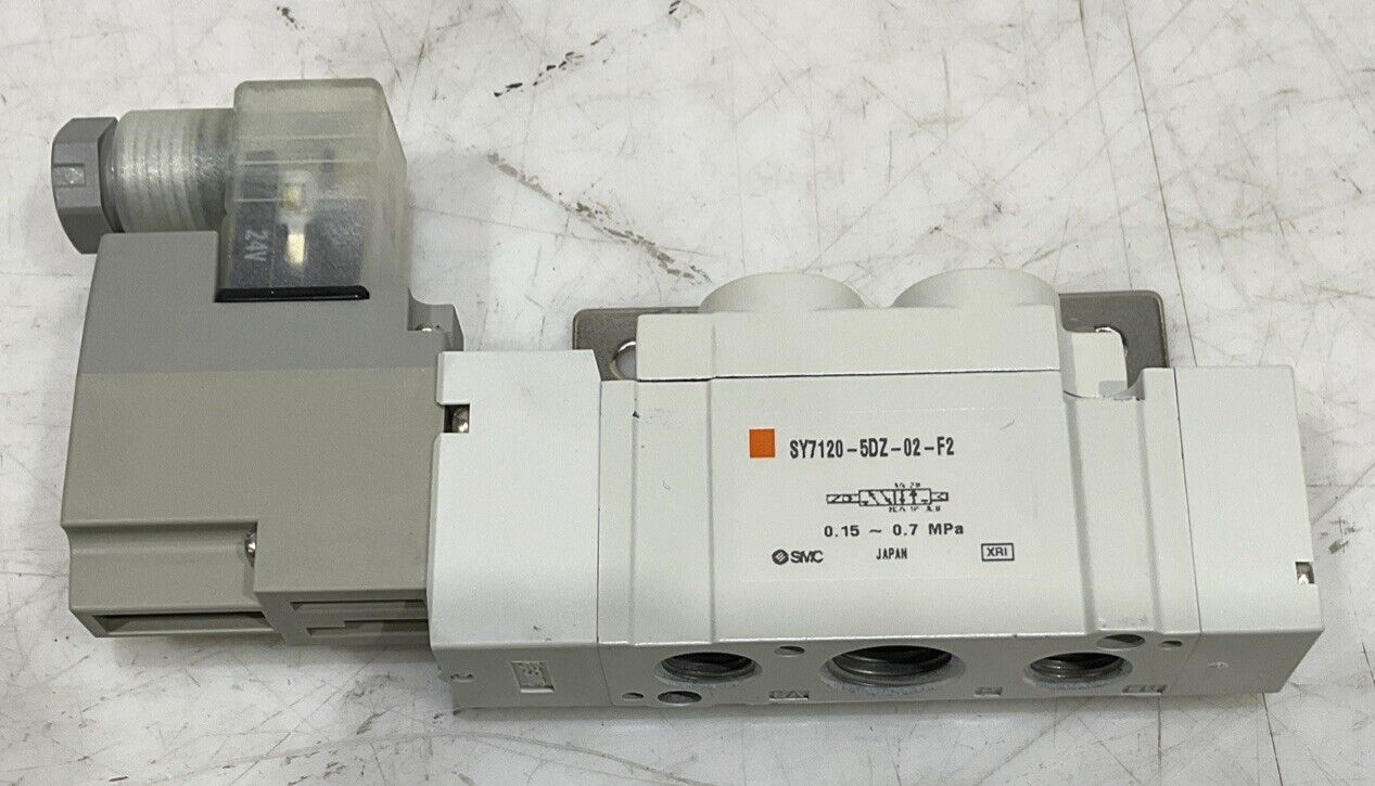SMC SY7120-5DZ-02-F2 5 PORT SOLENOID VALVE U3S
