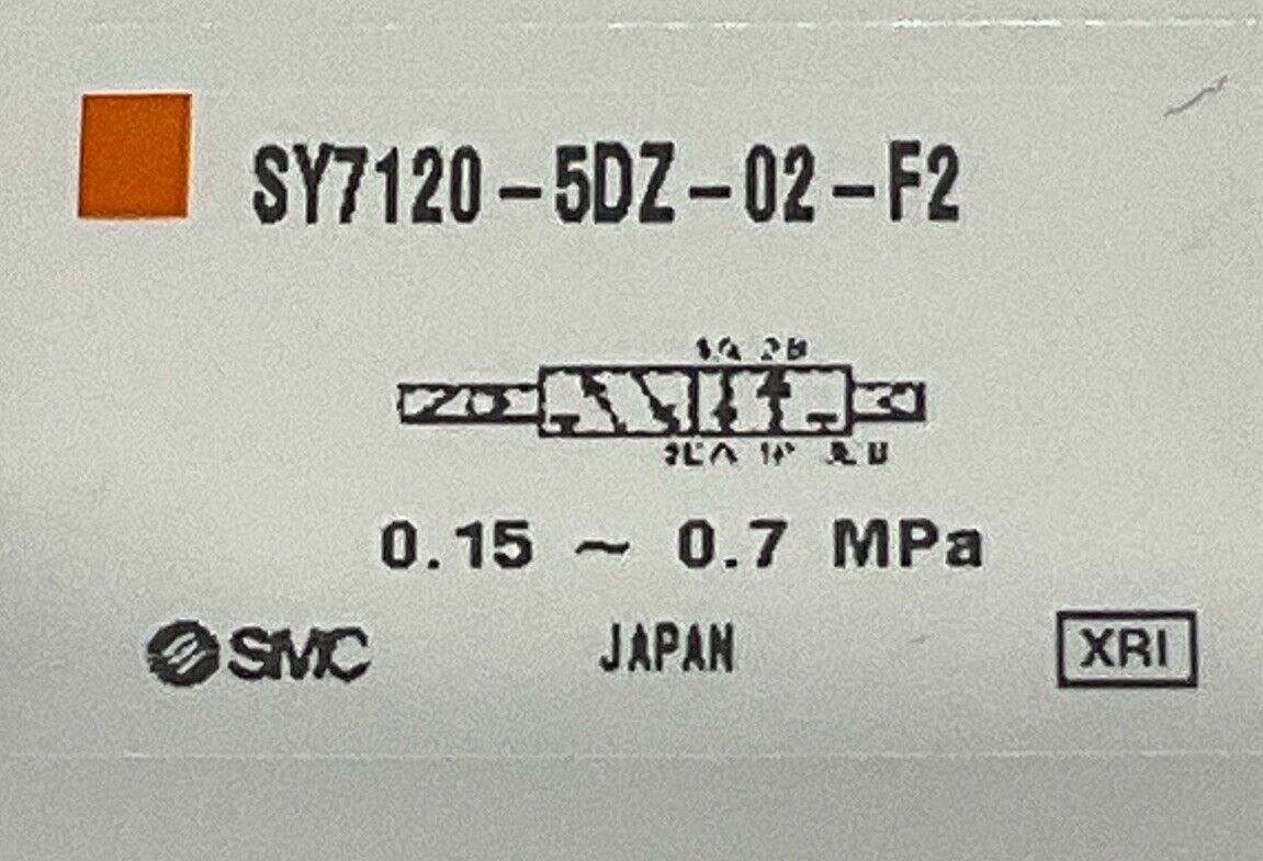 SMC SY7120-5DZ-02-F2 5 PORT SOLENOID VALVE U3S