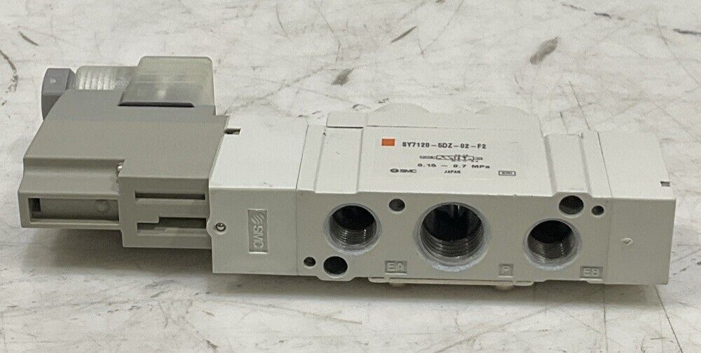 SMC SY7120-5DZ-02-F2 5 PORT SOLENOID VALVE U3S